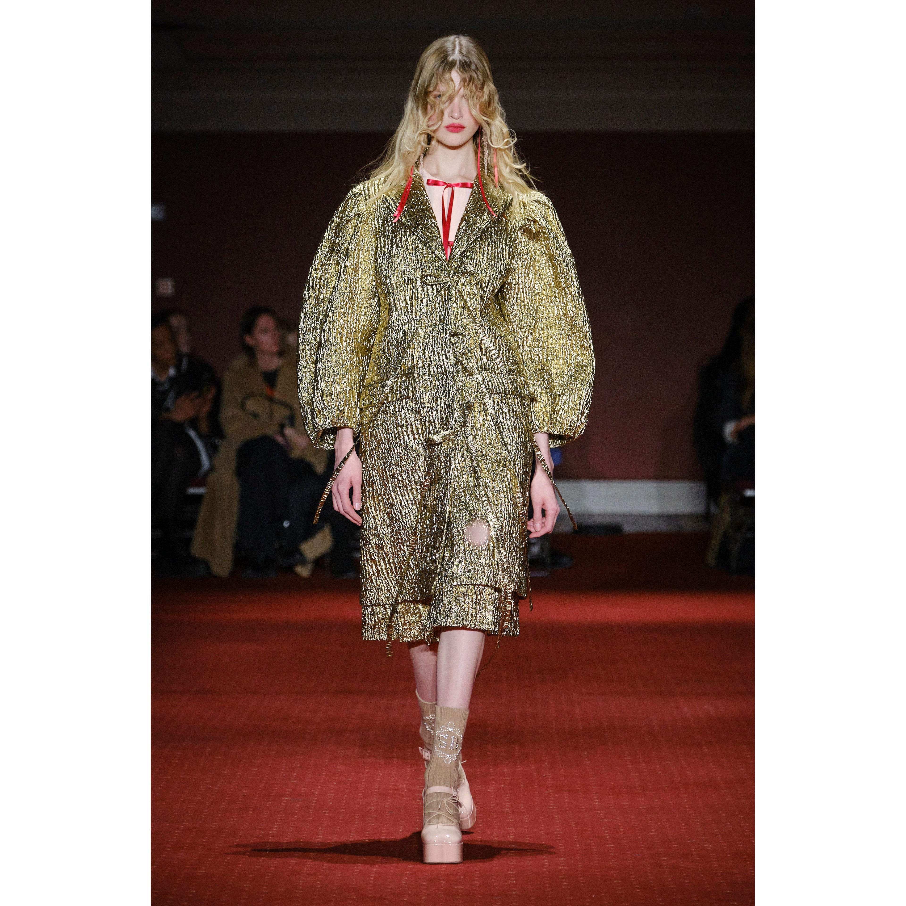 Simone Rocha Puff Sleeve Coat