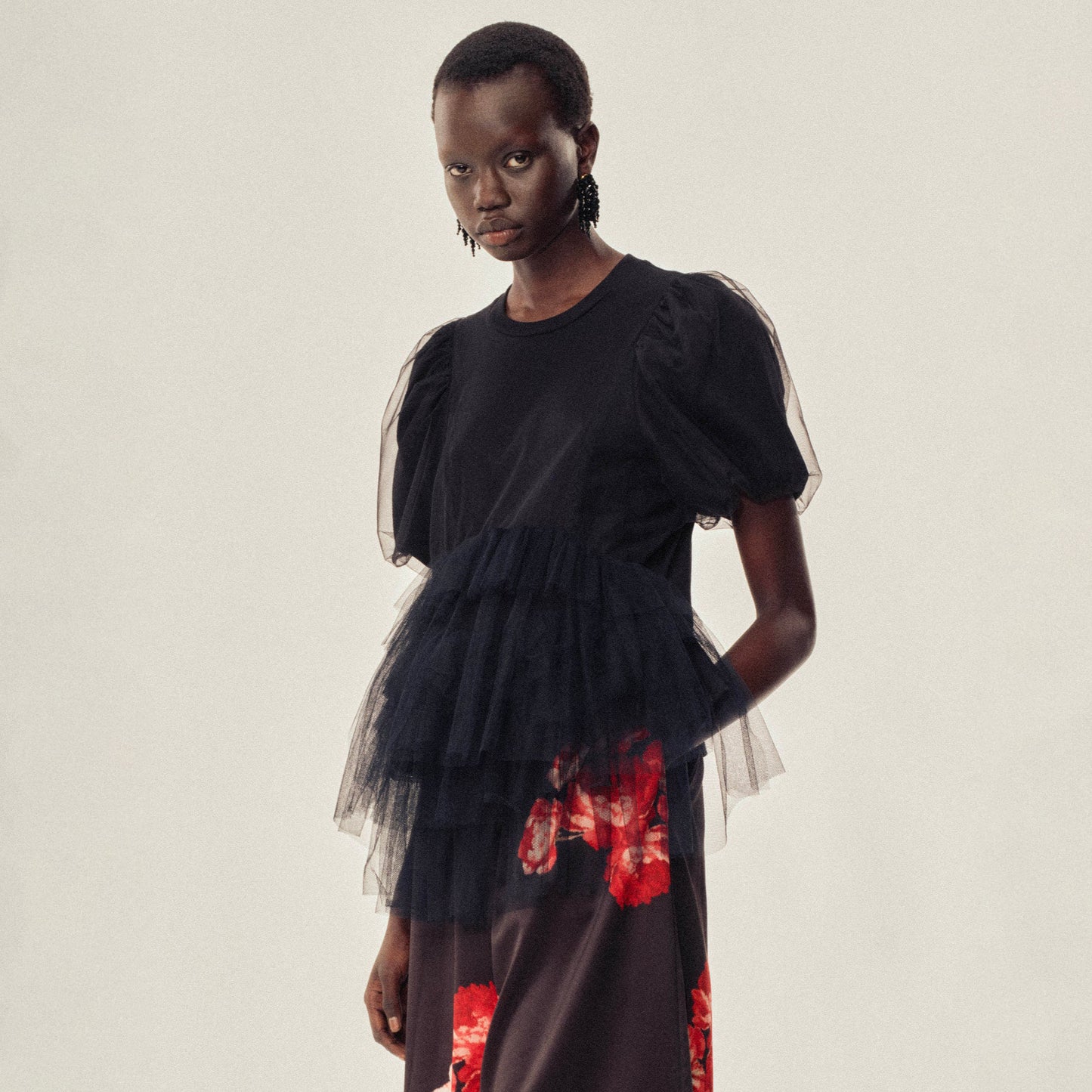 Puff Sleeve T-Shirt with Tutu