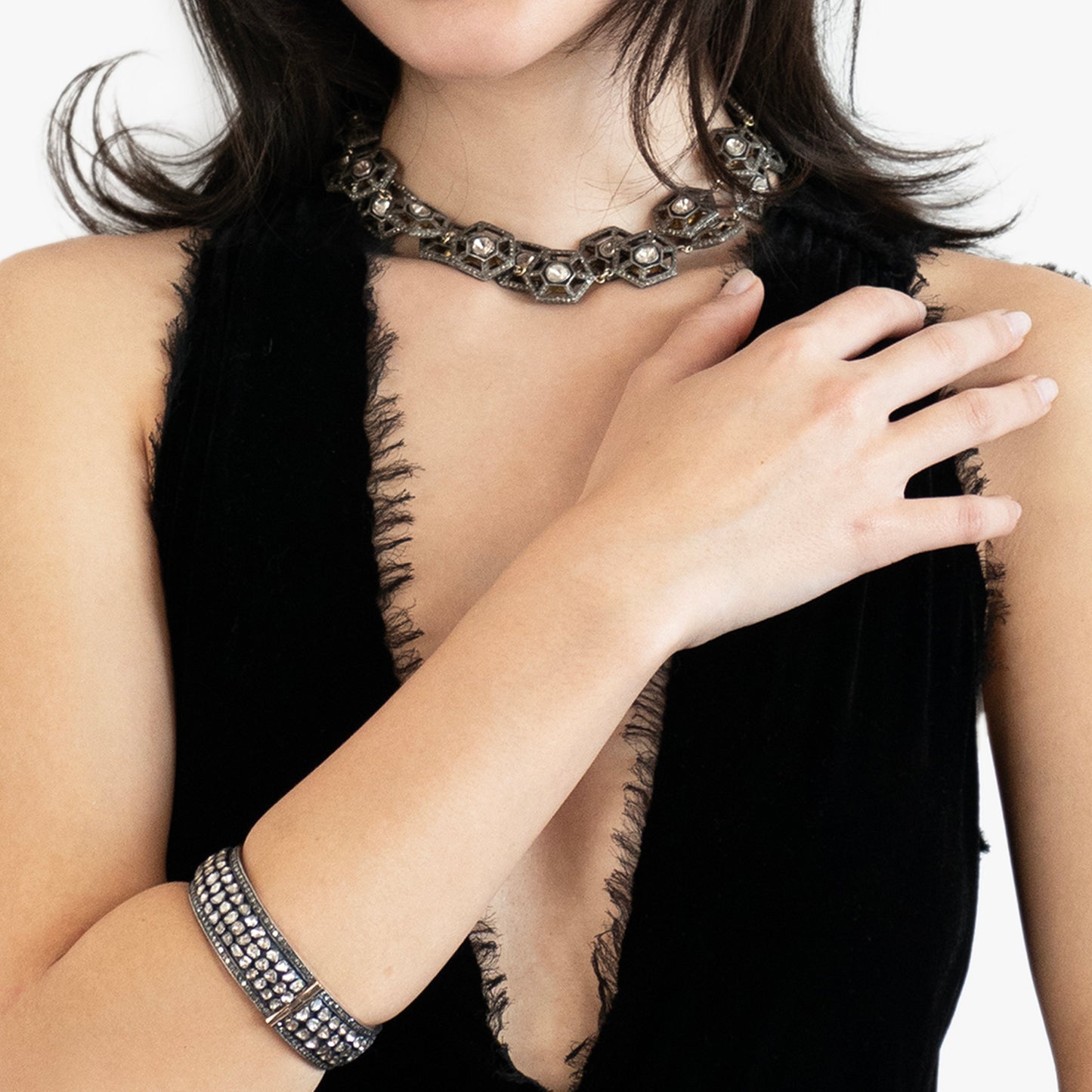 AM Studio Rosecut Diamond Bangle
