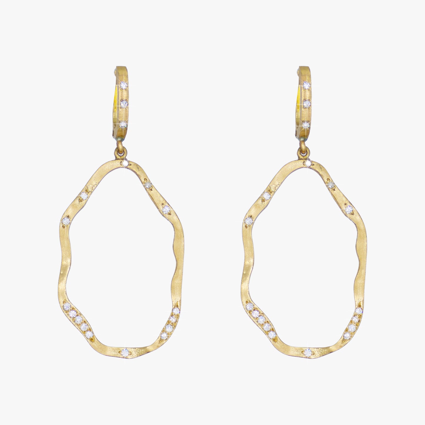 Diamonds and Gold Hoops