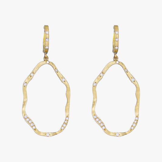 Diamonds and Gold Hoops