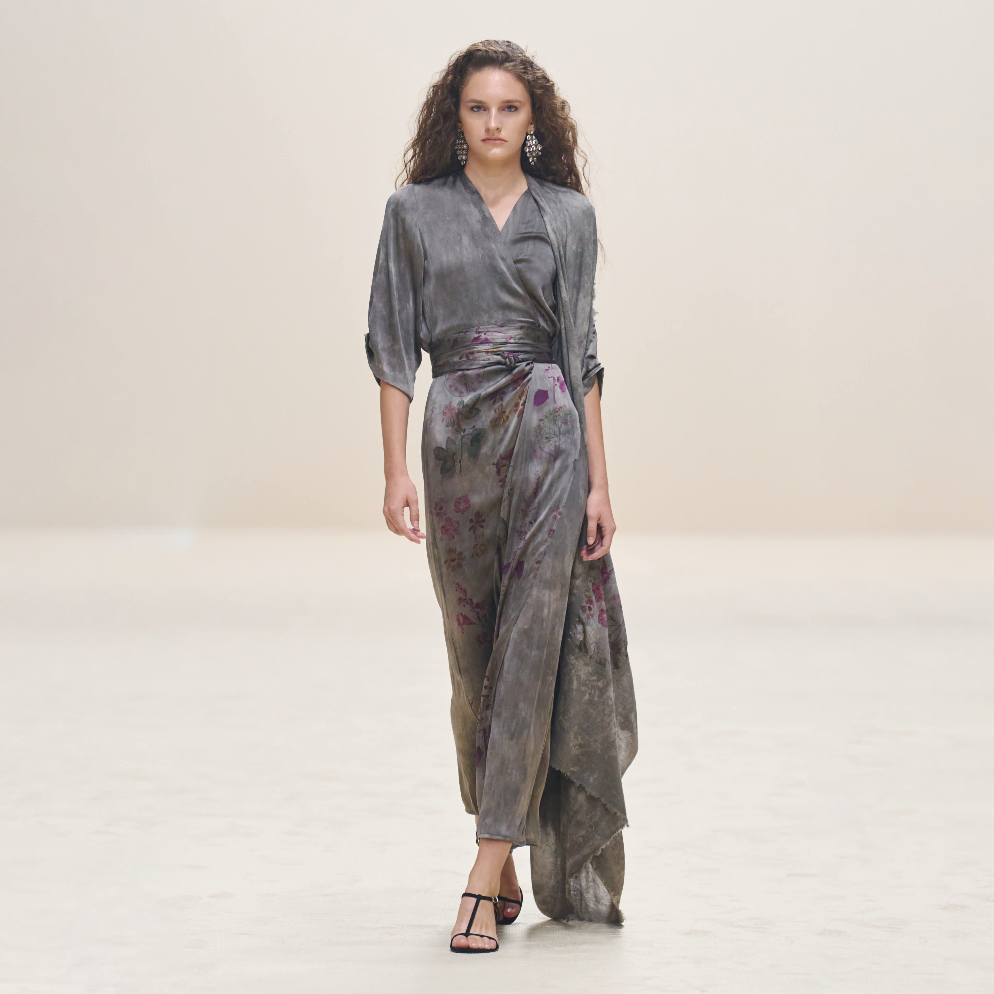 Avant Toi Hand-Painted Silk Dress