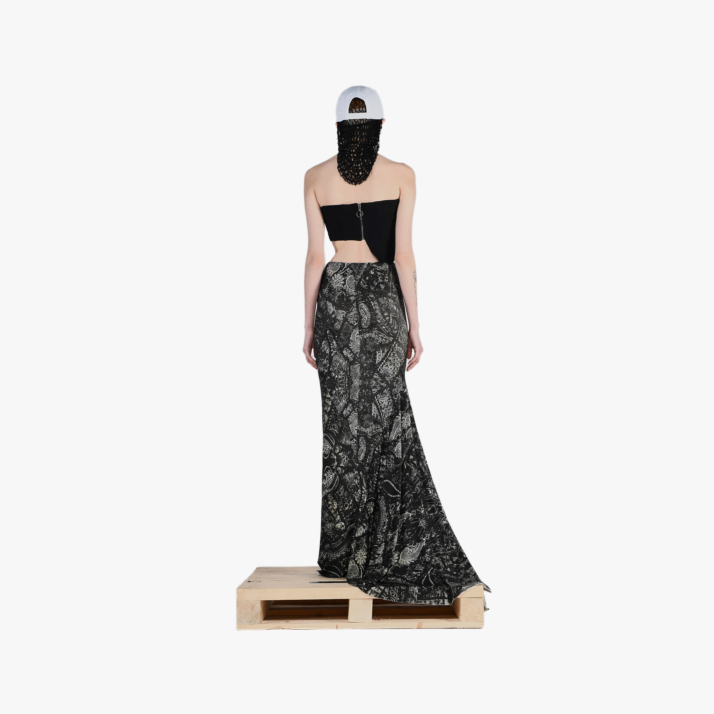 Barbara Bologna Dark Print Skirt and Dress