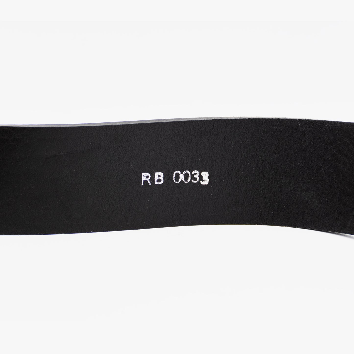 Style stamped on belt