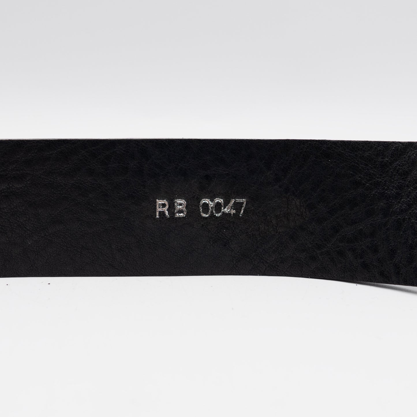 Style stamped on belt