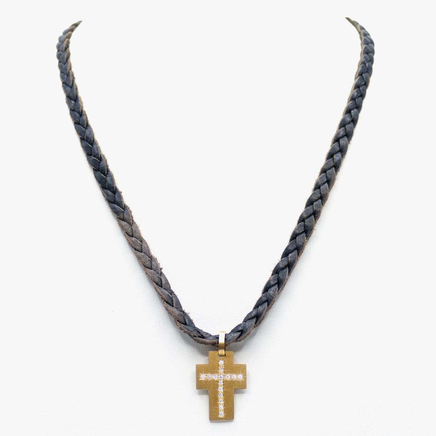 Gold and diamond Cross Necklace
