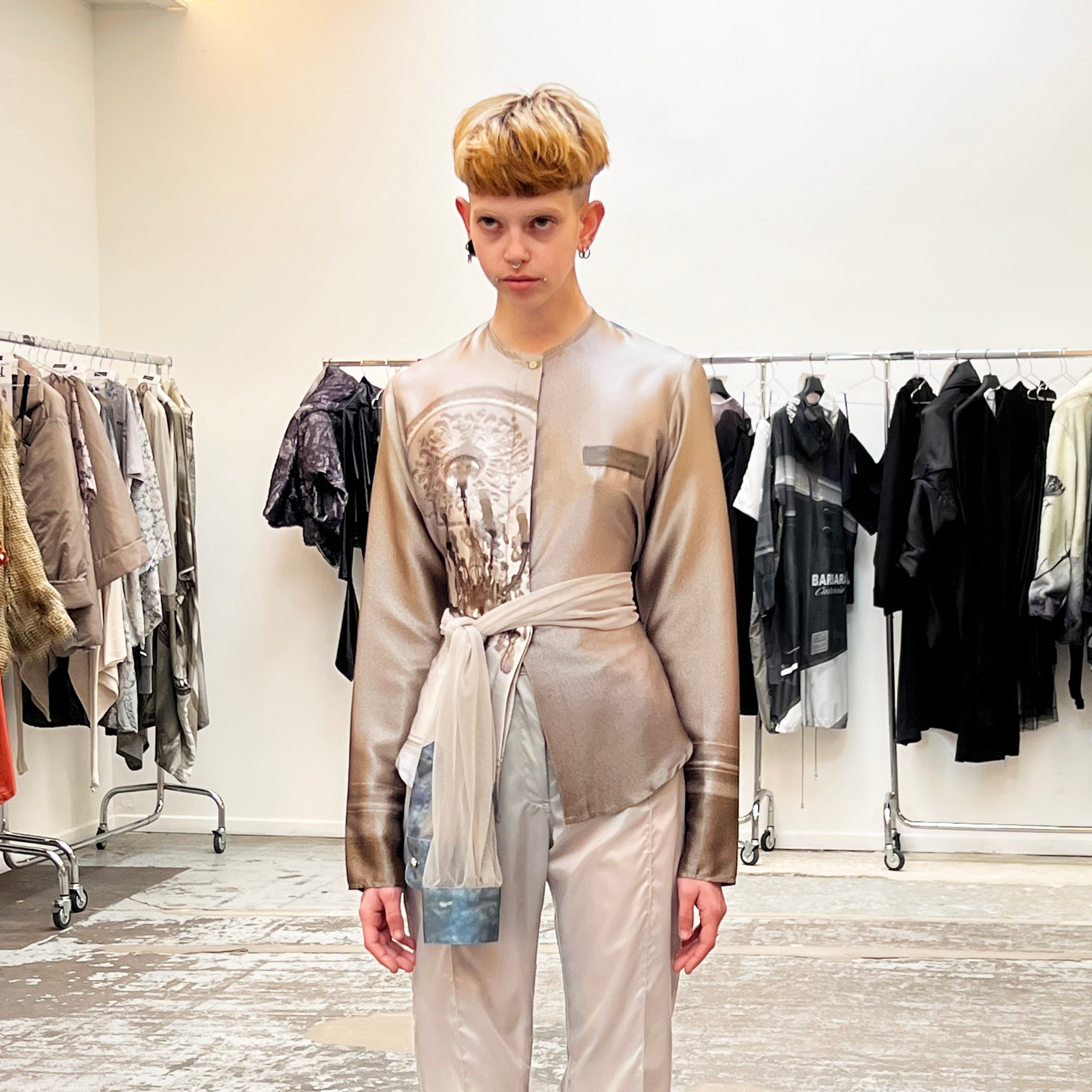 Barbara Bologna Double Sleeves Shirt