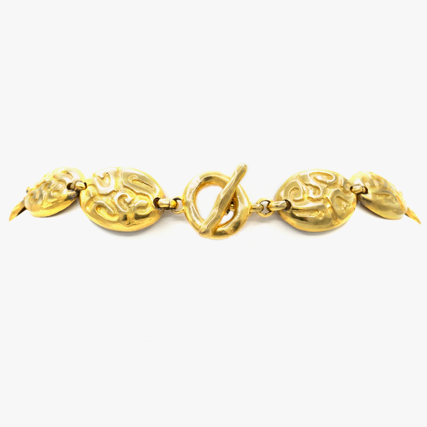 Edouard Rambaud Vintage 1980's Disk Necklace