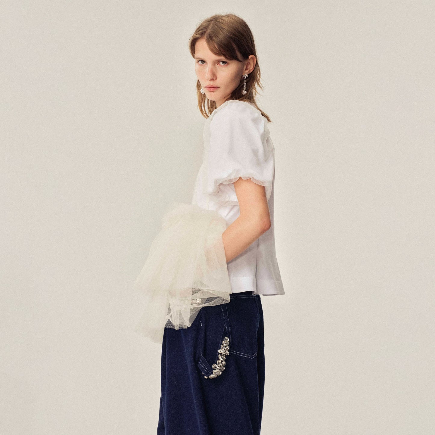 Embellished Puddle Jeans