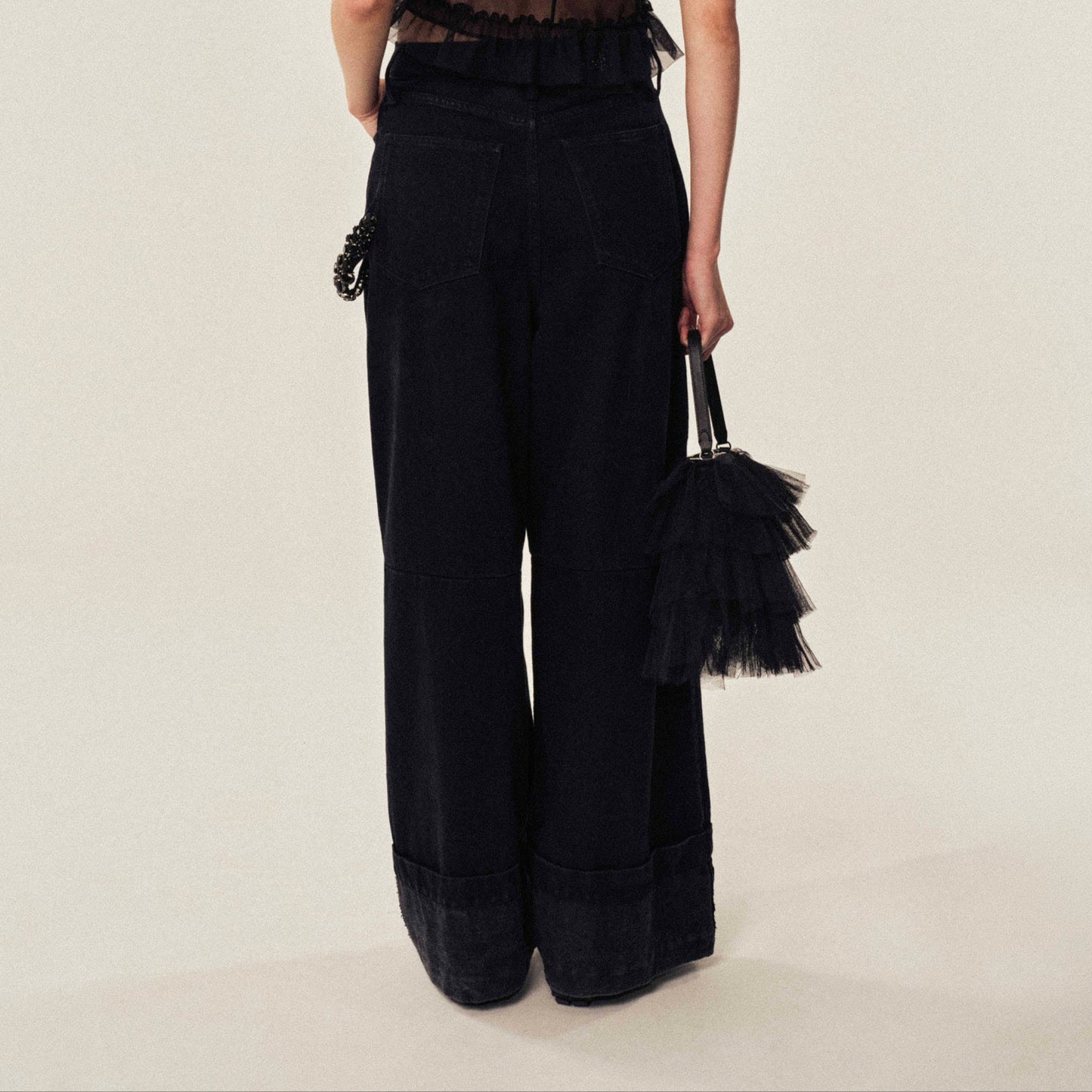 Embellished Puddle Jeans
