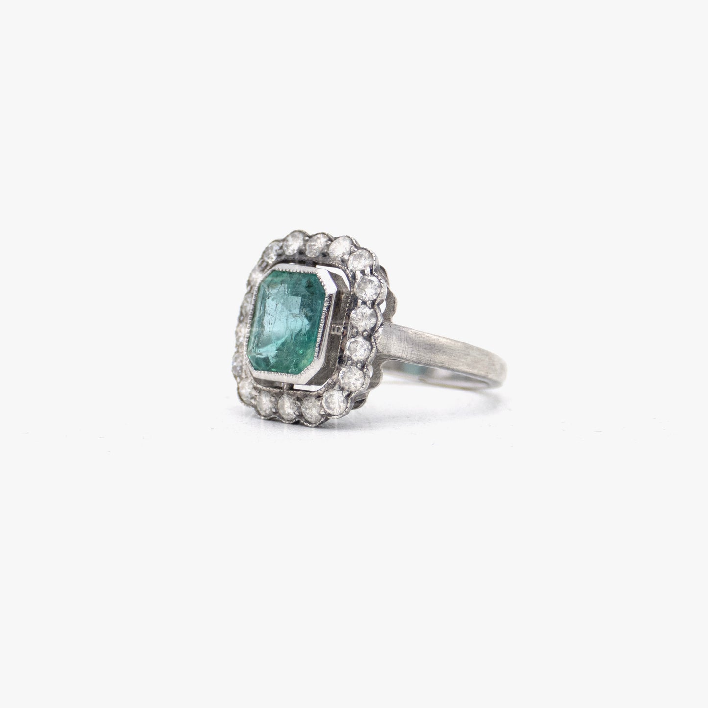 Irit Design Emerald Cushion Ring