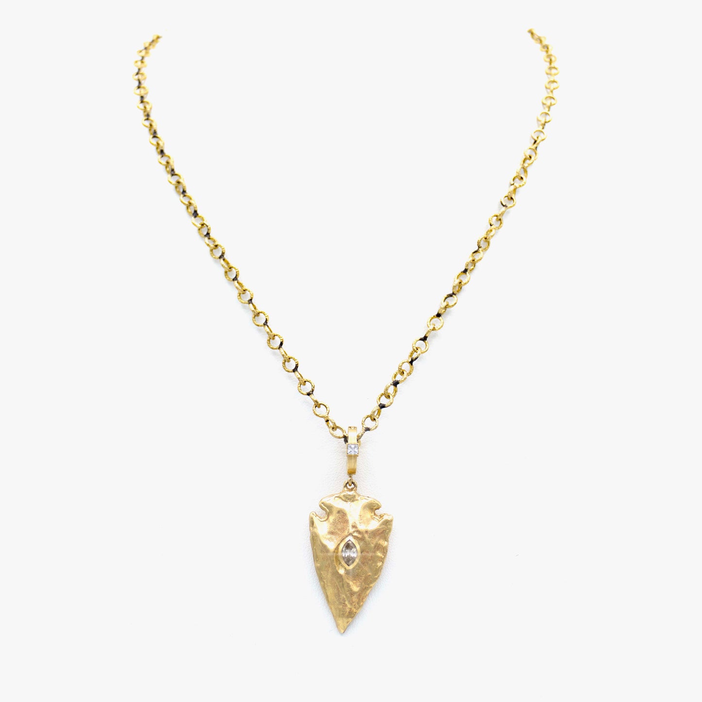 Gold Arrowhead Necklace