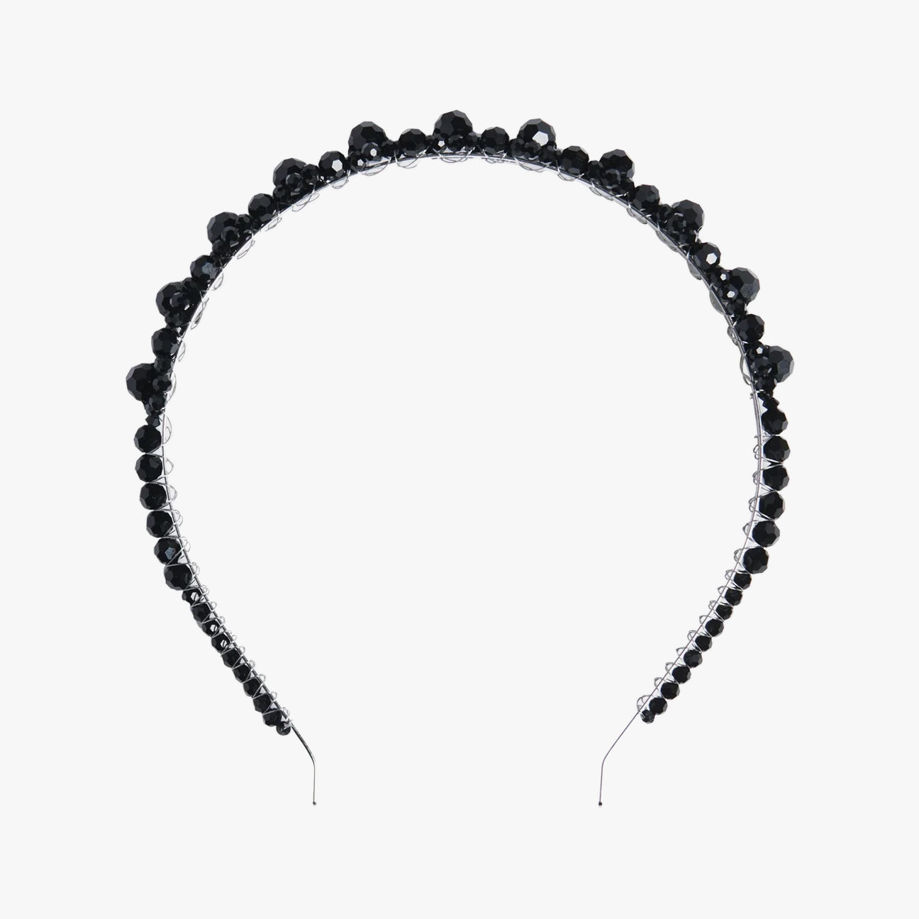 Simone Rocha Bow Ribbon Crystal Daisy Hairband