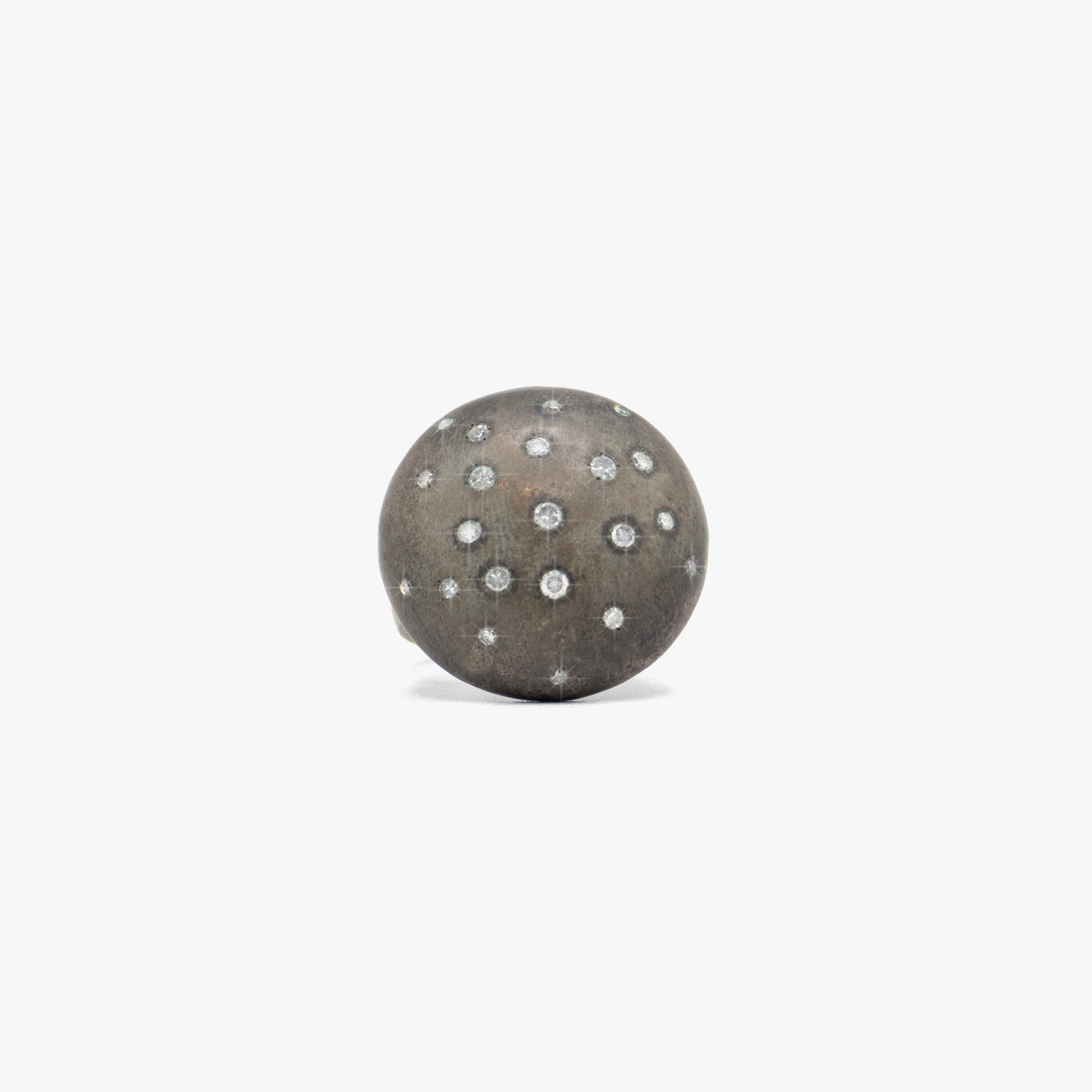 Sterling Silver and Diamonds Ring