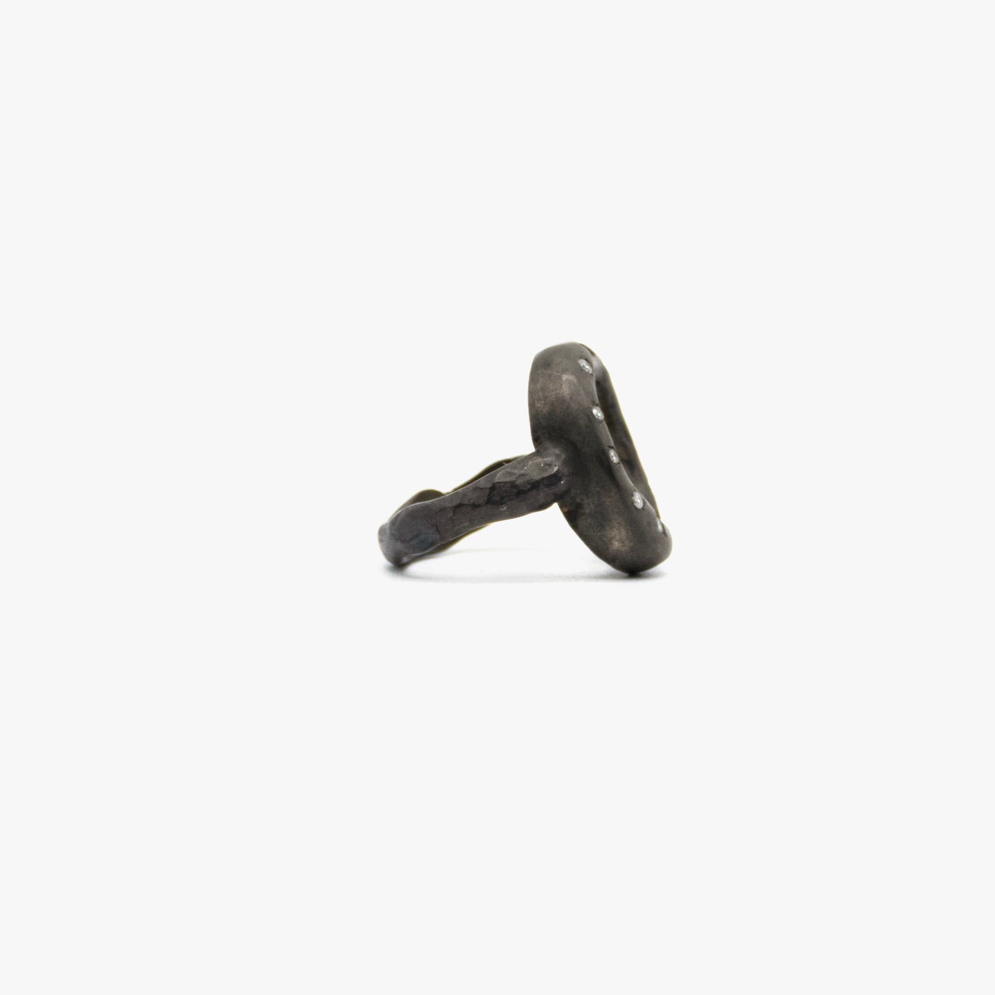 Sterling Silver and Diamond Ring