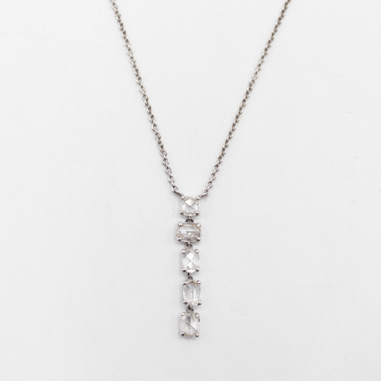 White Gold and Diamond Necklace
