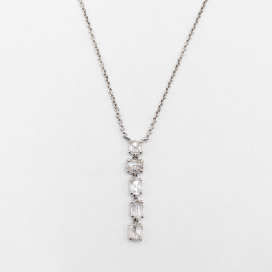 White Gold and Diamond Necklace