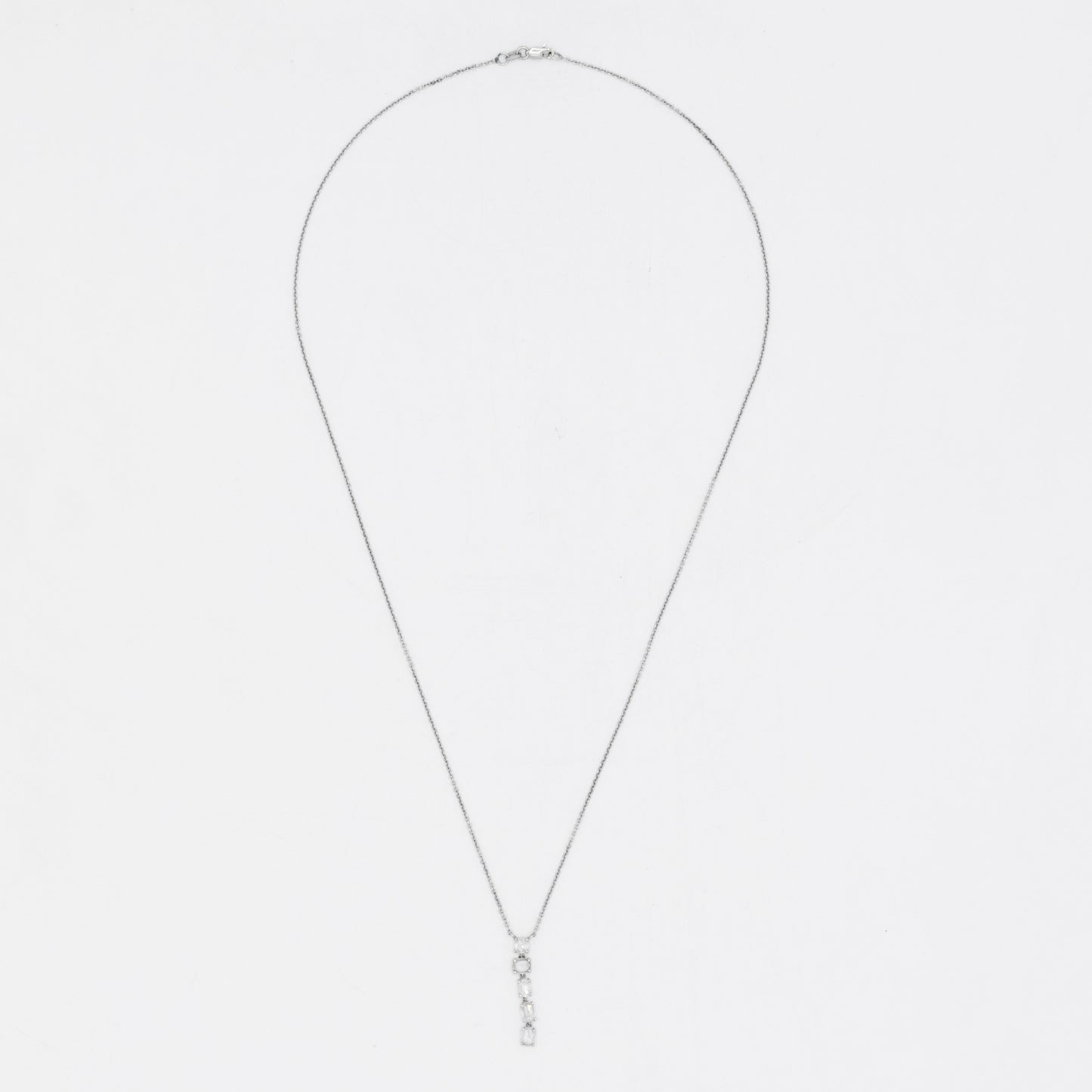 White Gold and Diamond Necklace