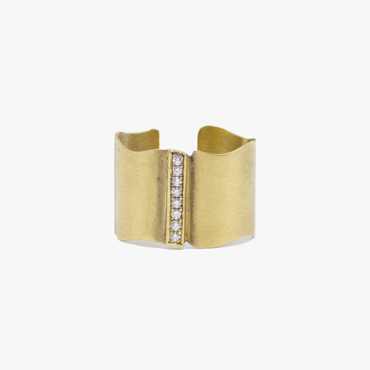 Gold and Diamonds Ring