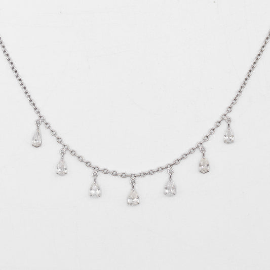 White Gold and Diamonds Necklace
