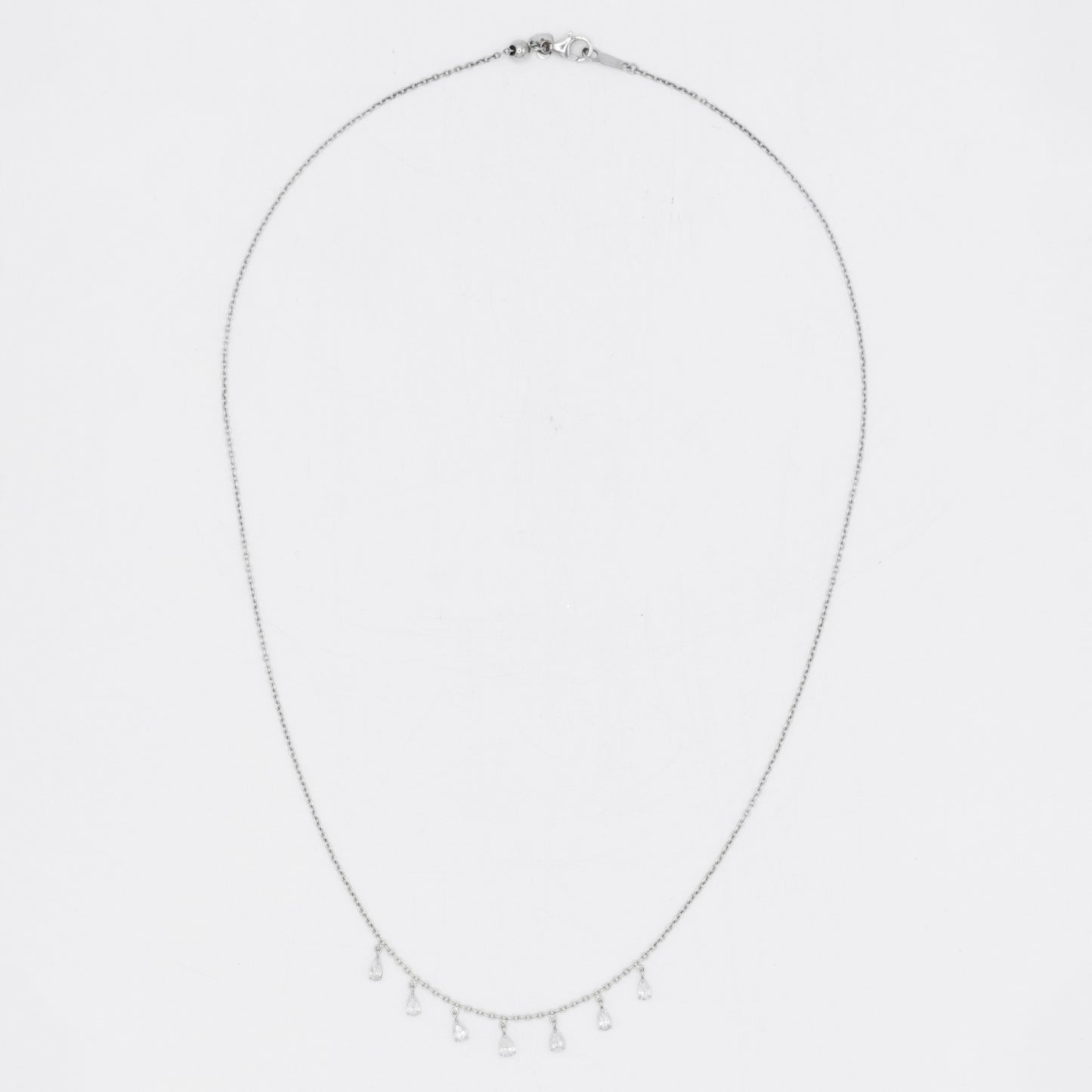 White Gold and Diamonds Necklace