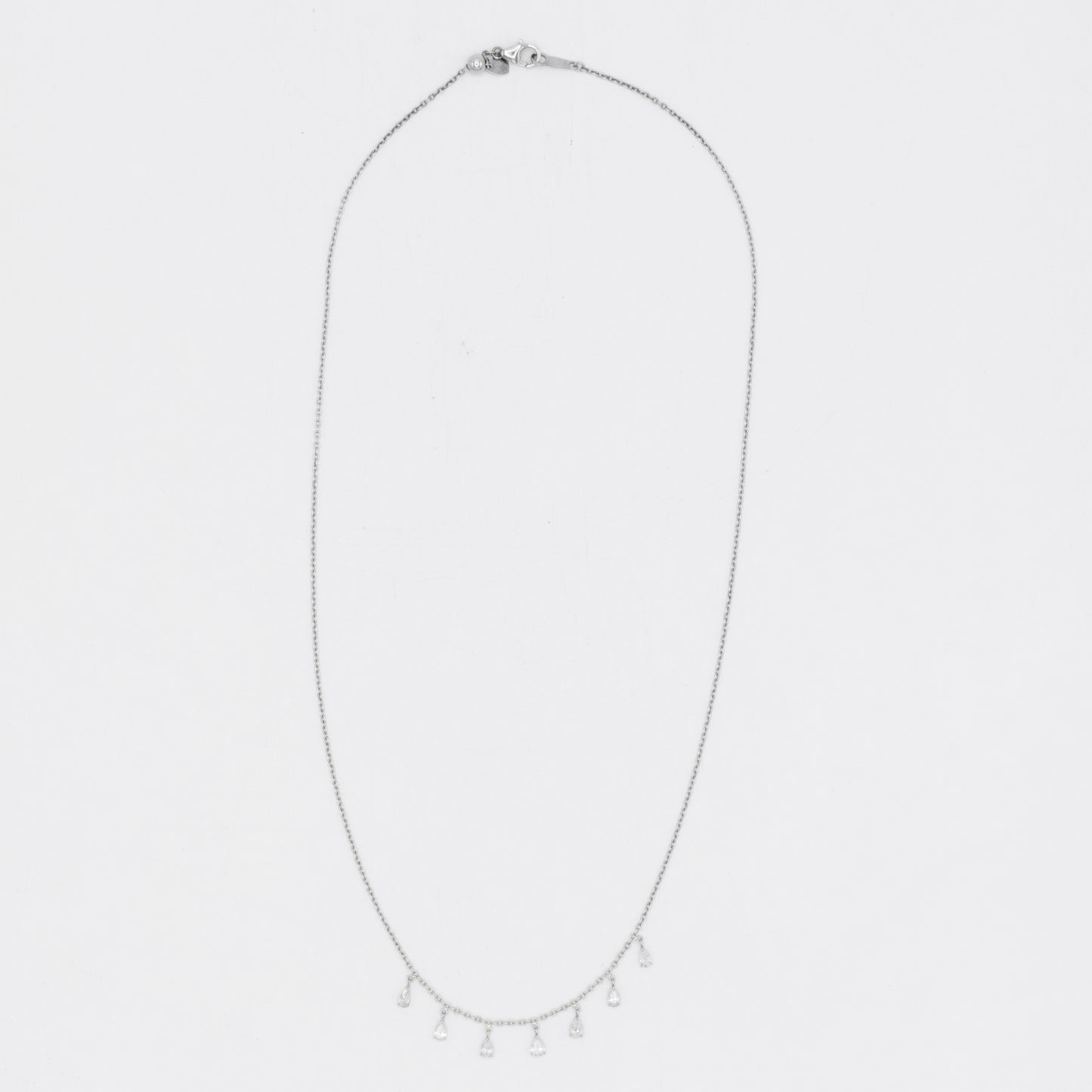 White Gold and Diamonds Necklace