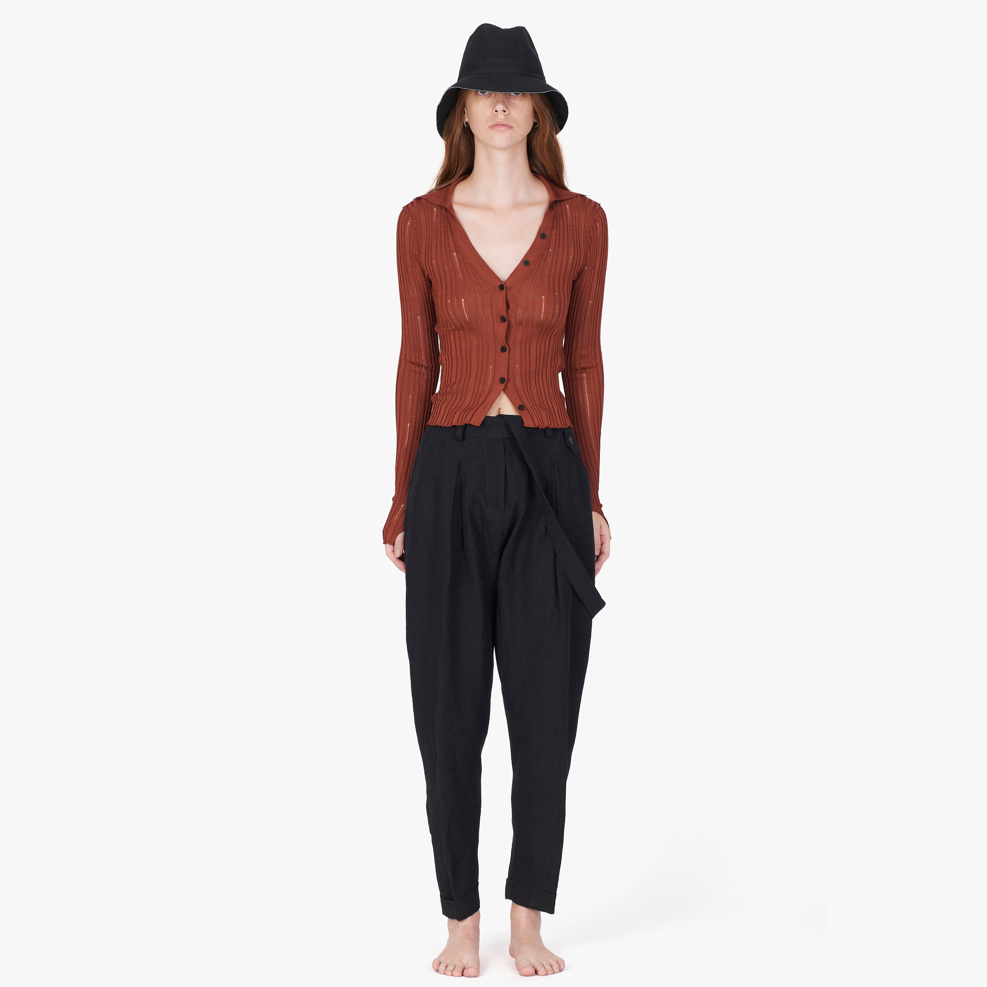Isabel Benenato Black Pants