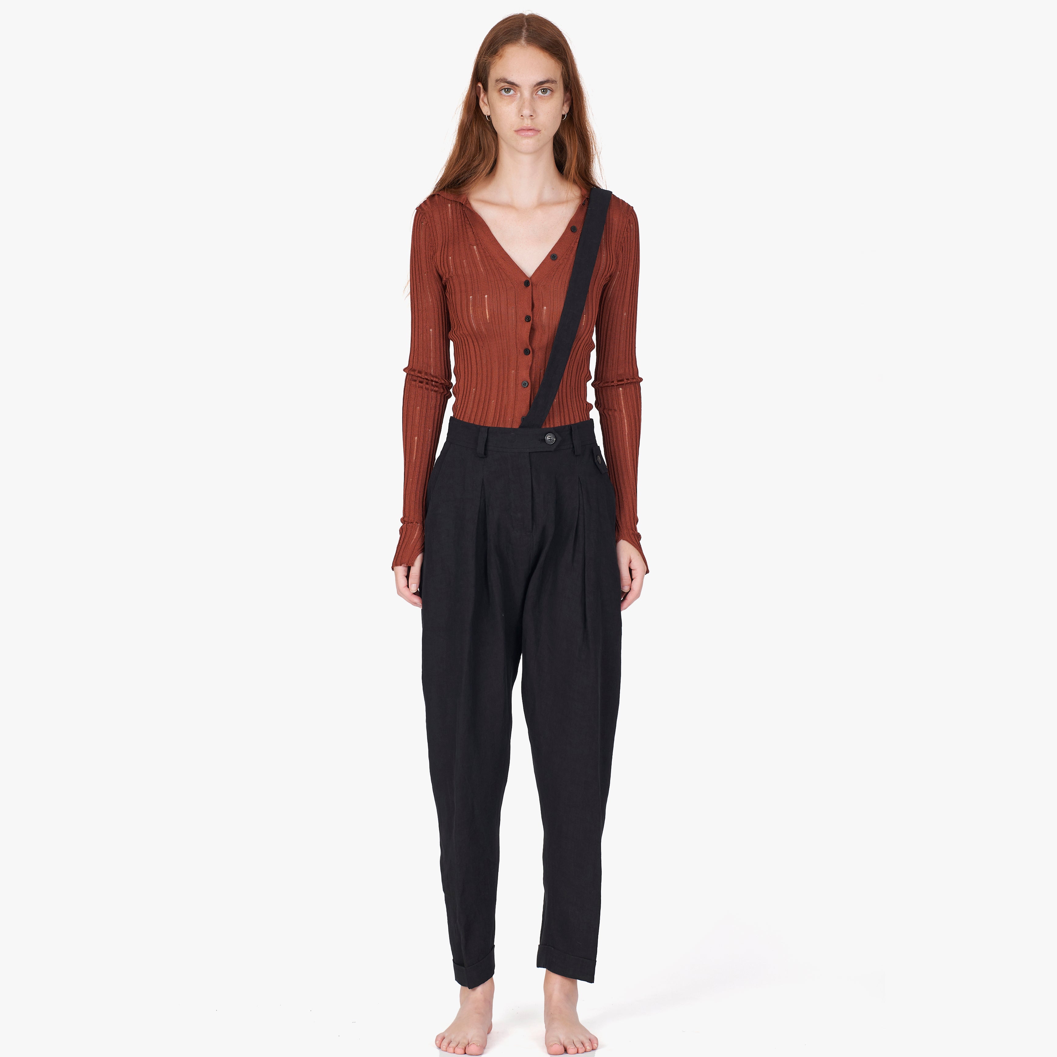 Isabel Benenato Black Pants