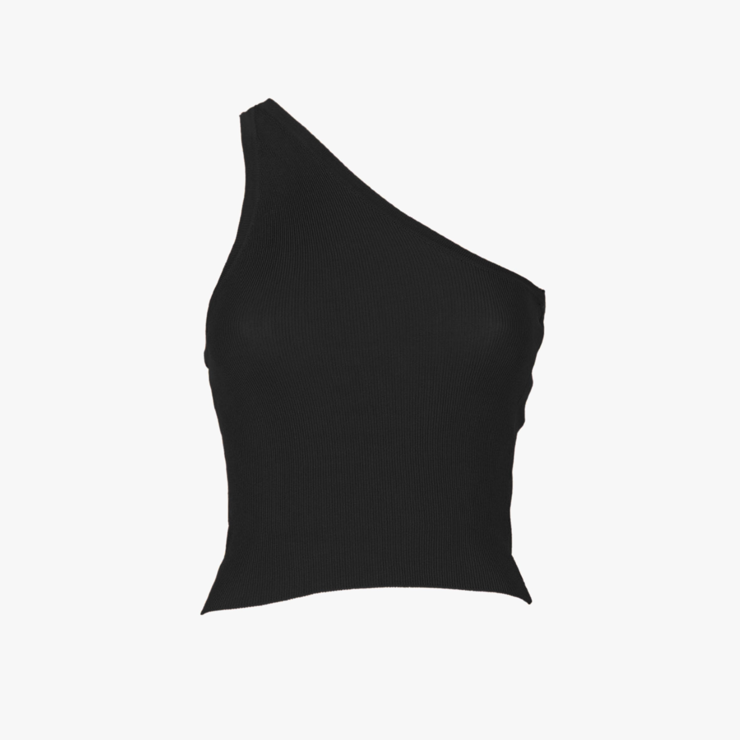 Isabel Benenato One Shoulder Knit Top