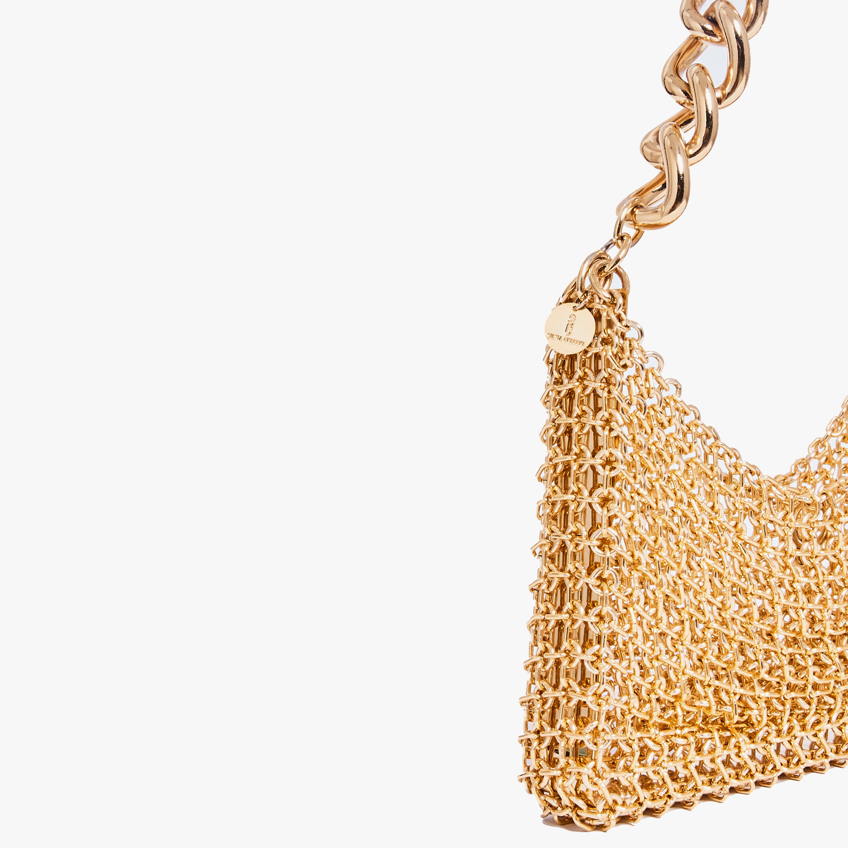 Silvia Gnecchi Gold Amata Bag