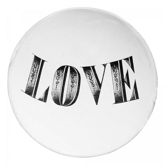 Handmade small 'Love' dish from Astier de villatte