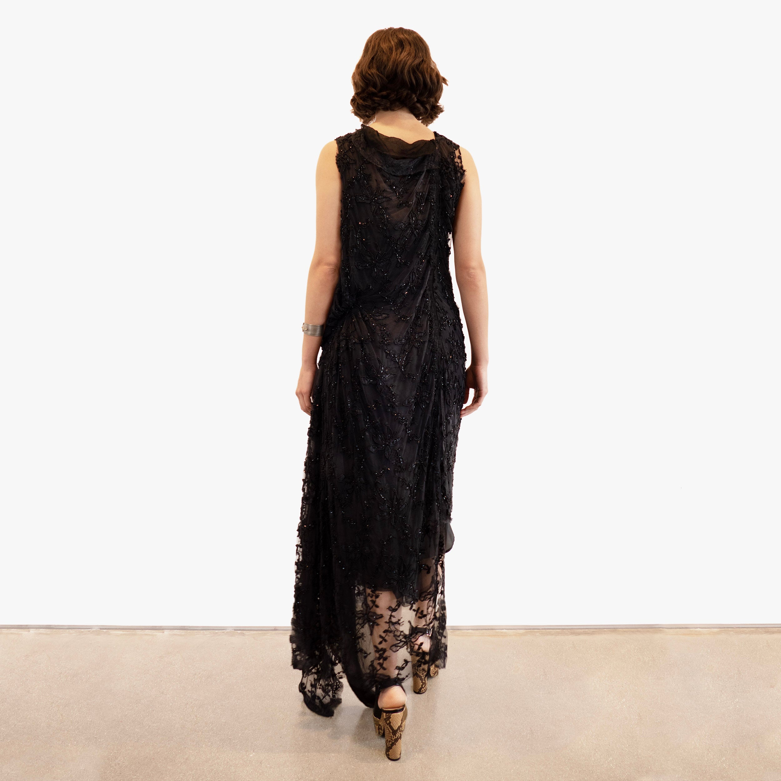 Marc Le Bihan Couture Beaded Dress - Black