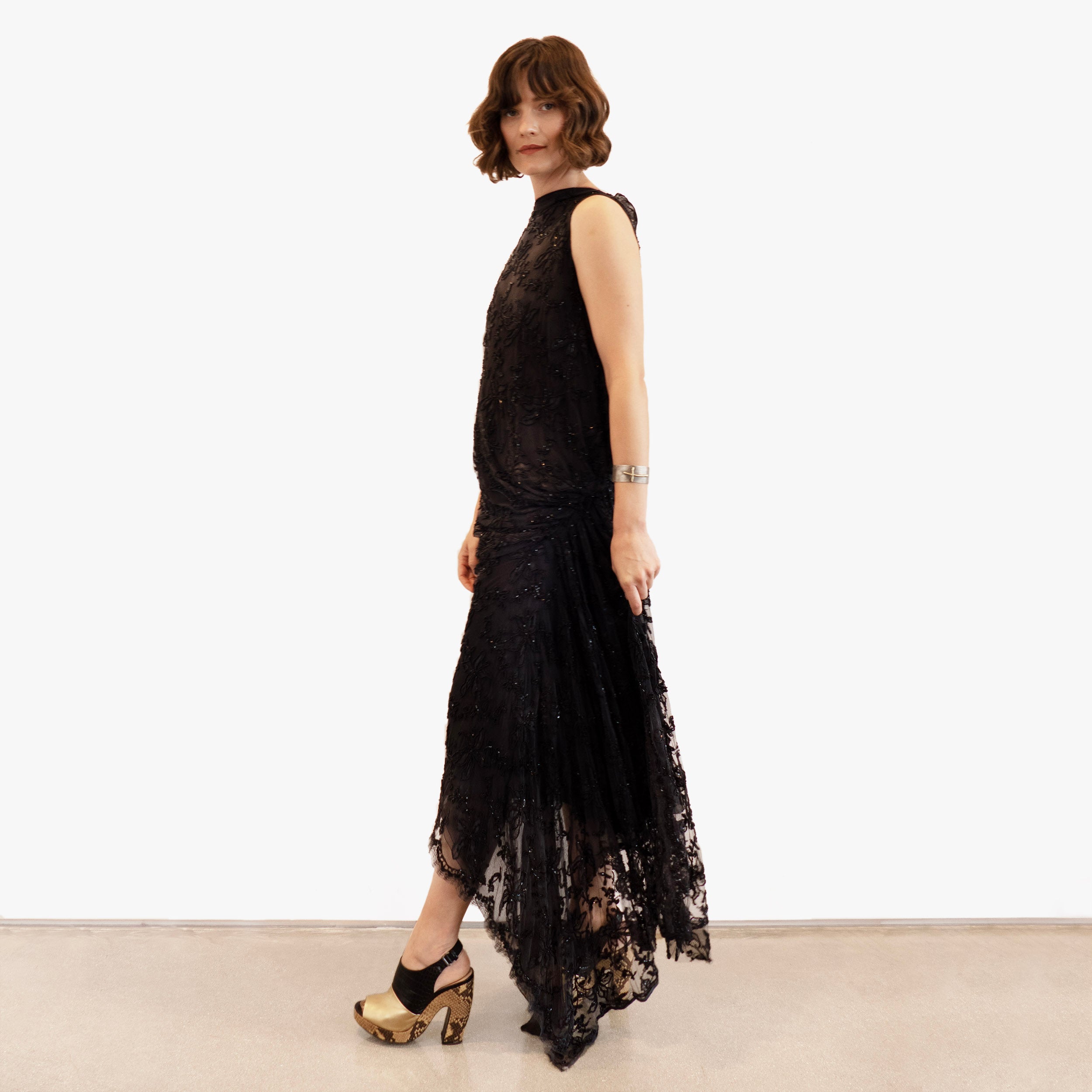 Marc Le Bihan Couture Beaded Dress - Black