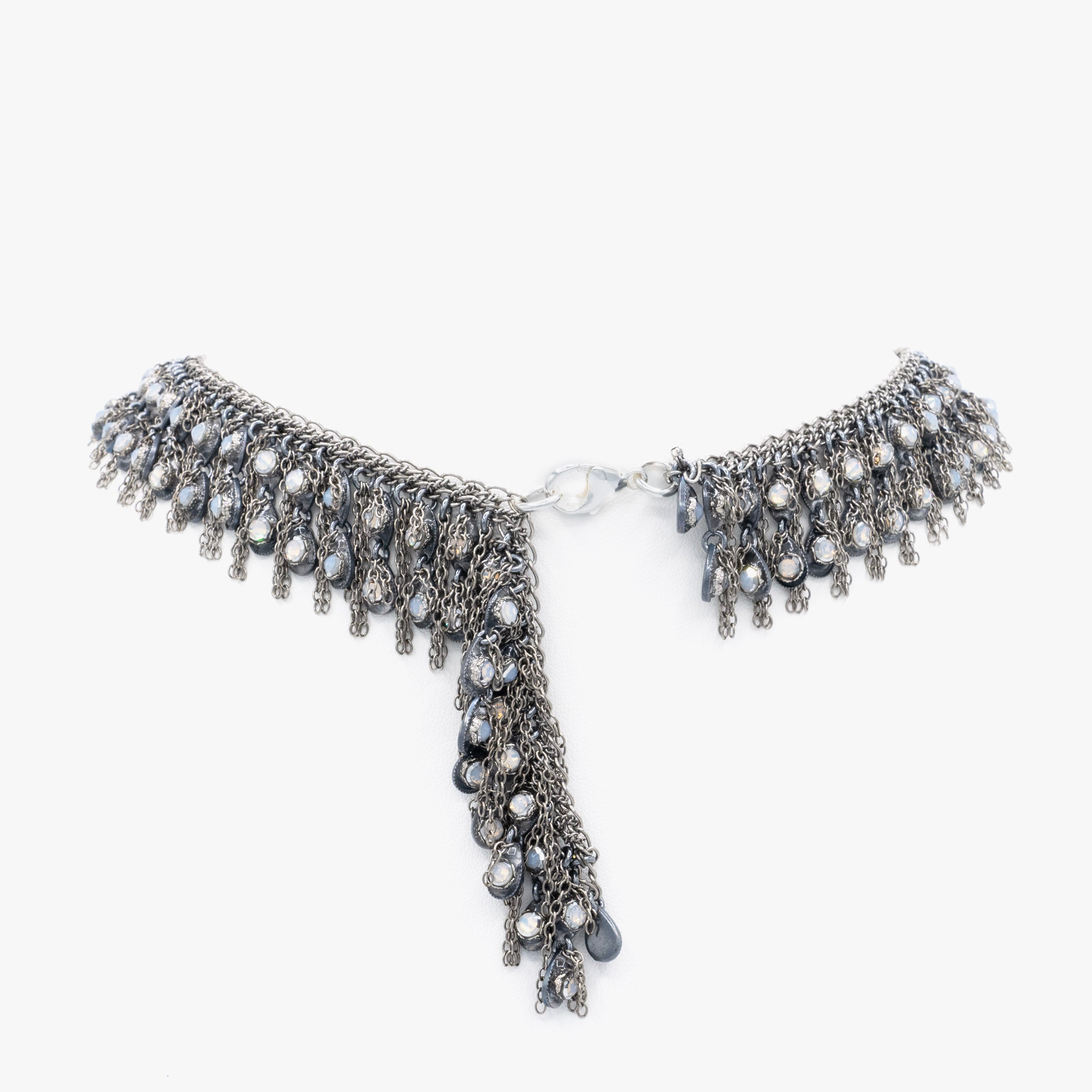 Marc Le Bihan Moonstone and Chain Necklace