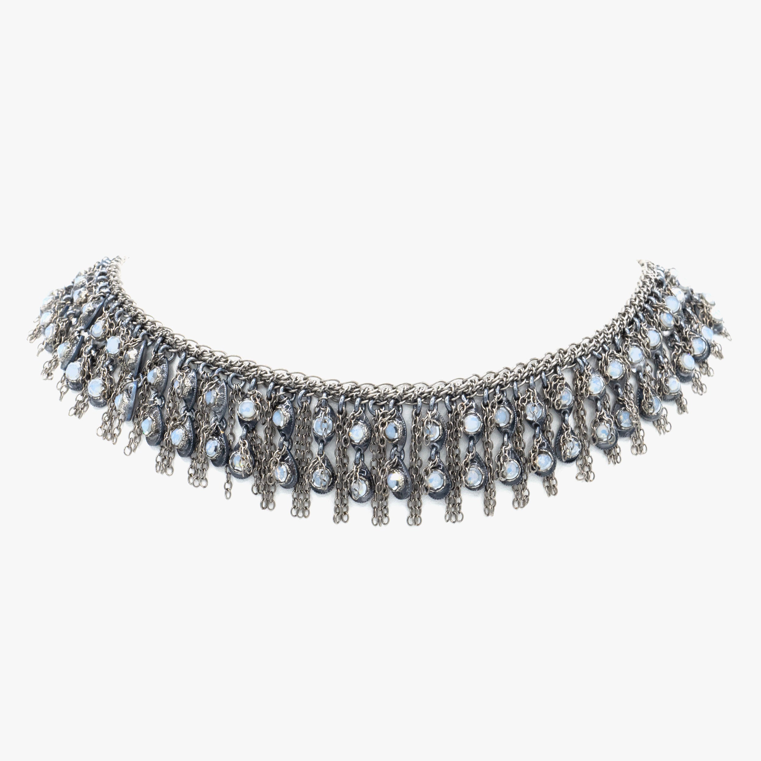 Marc Le Bihan Moonstone and Chain Necklace