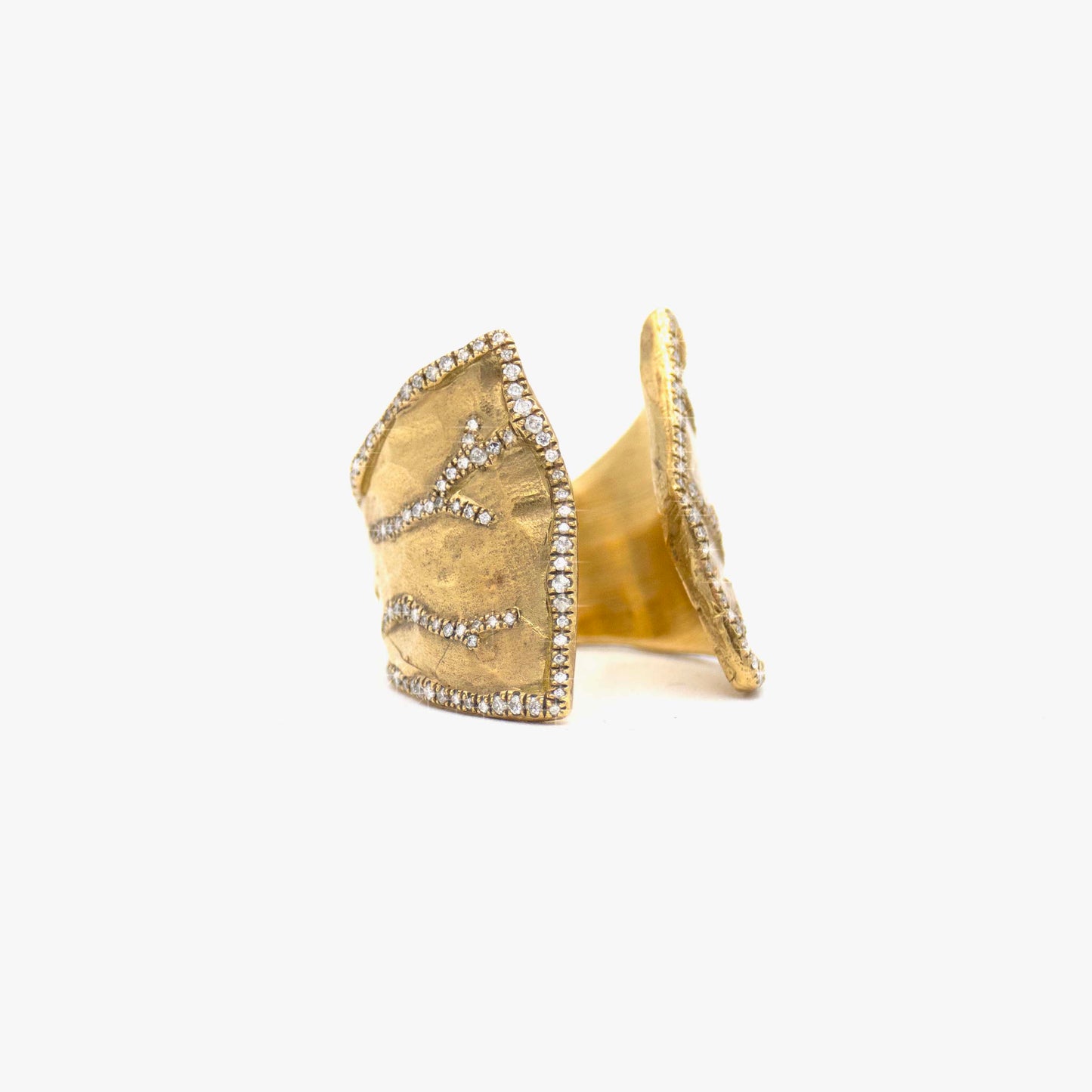 Irit Design 10K Gold Open Cuff Ring