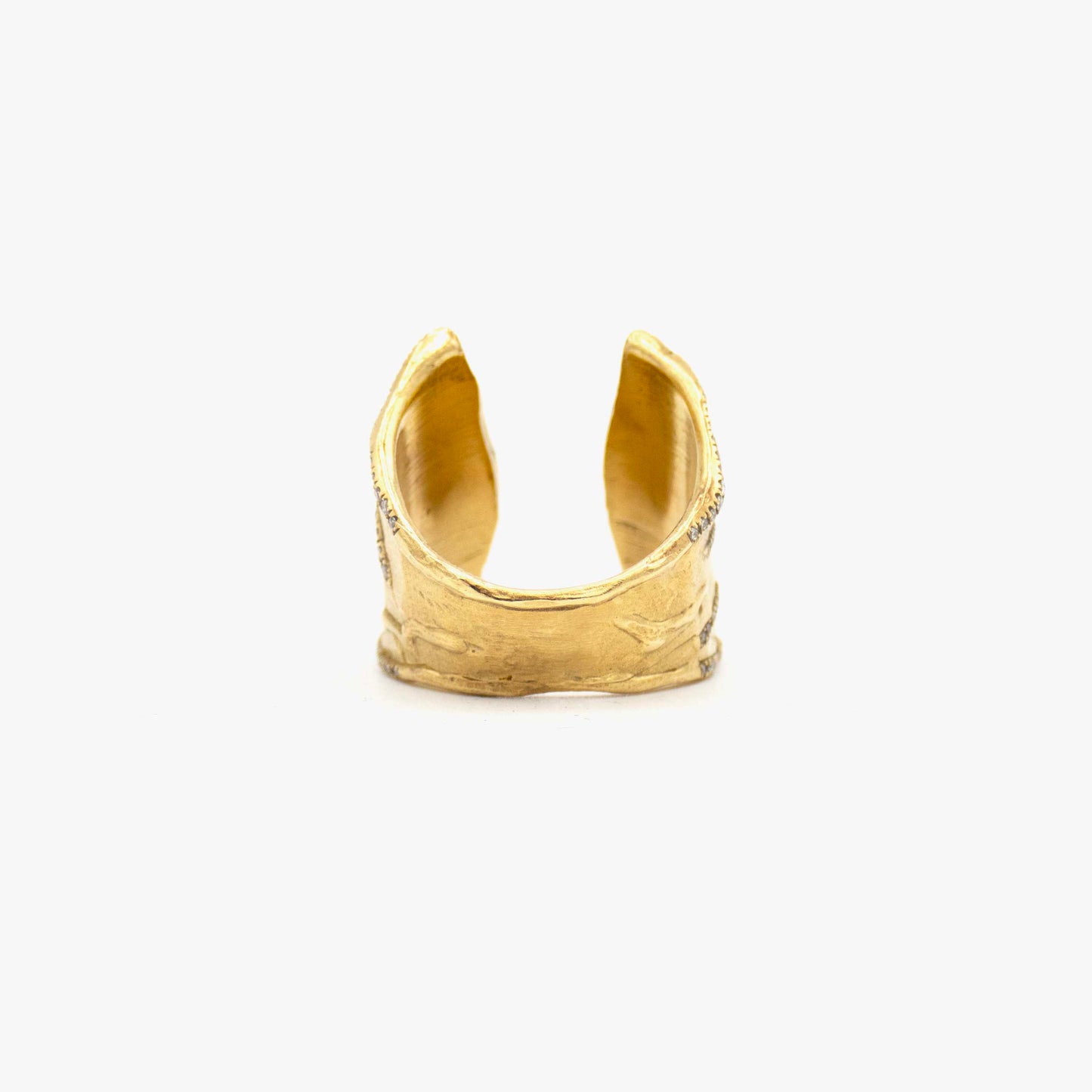 10K Gold Open Cuff Ring