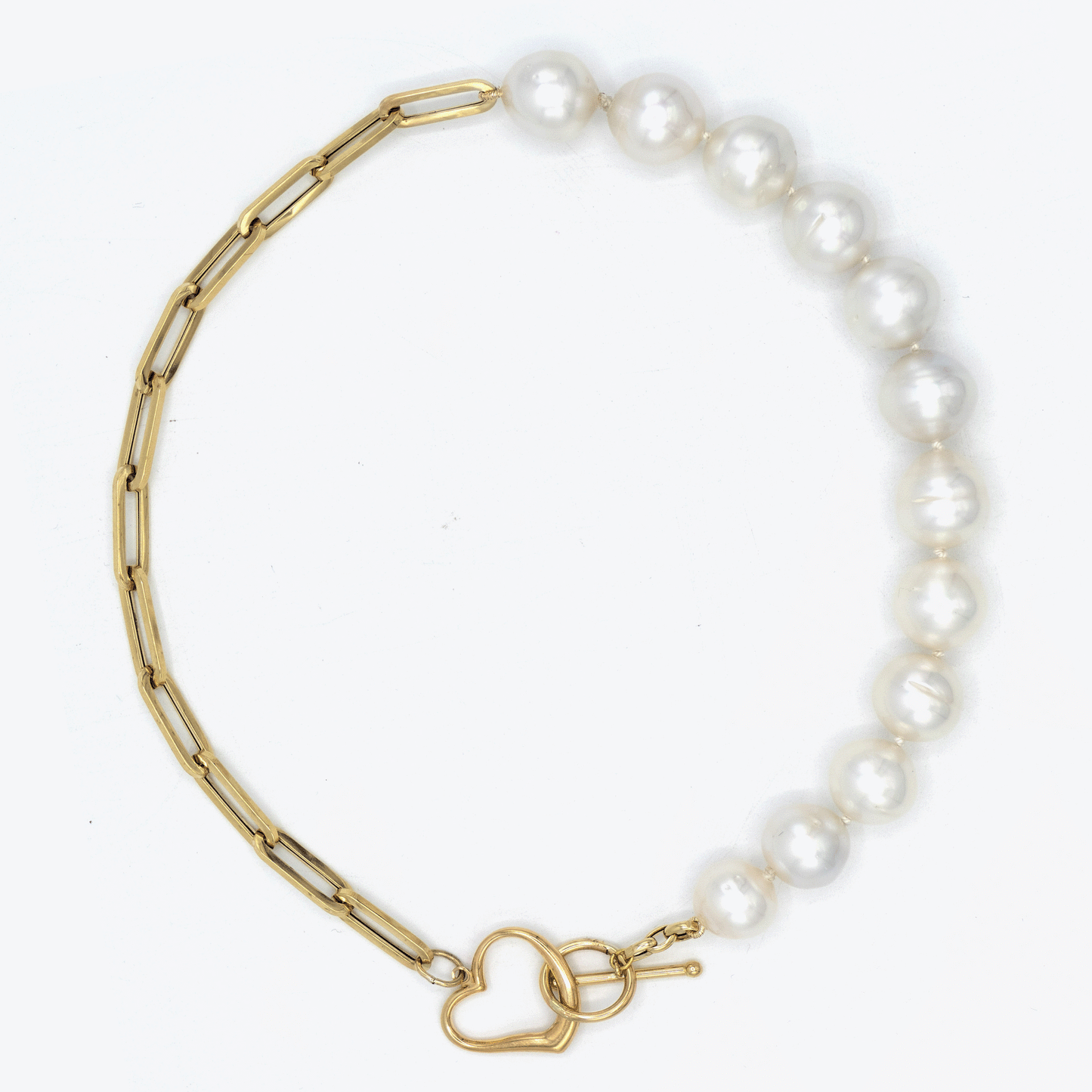 Gold and Pearl Necklace