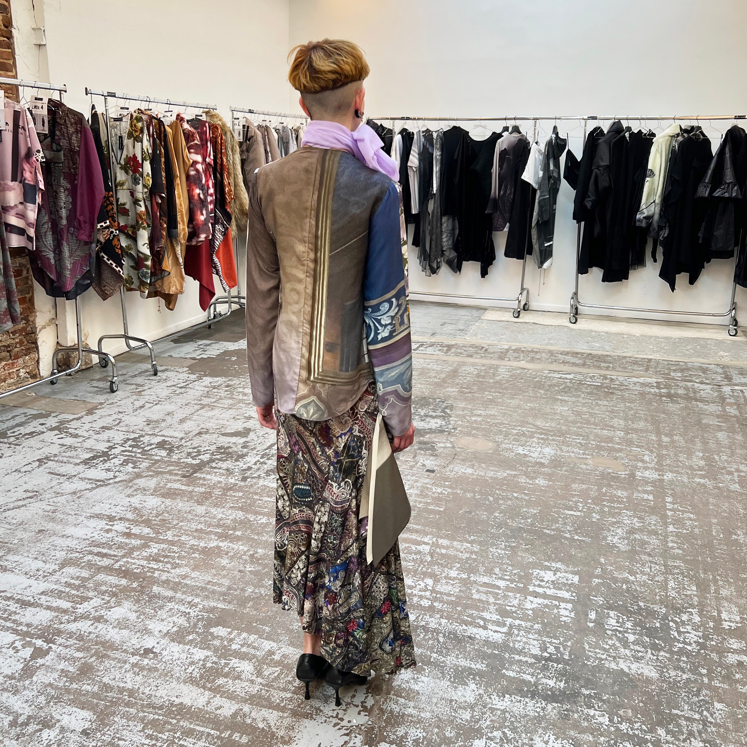 Barbara Bologna Print Skirt and Dress