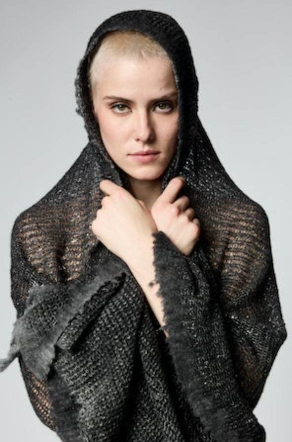 Avant Toi Cashmere Metallic Scarf