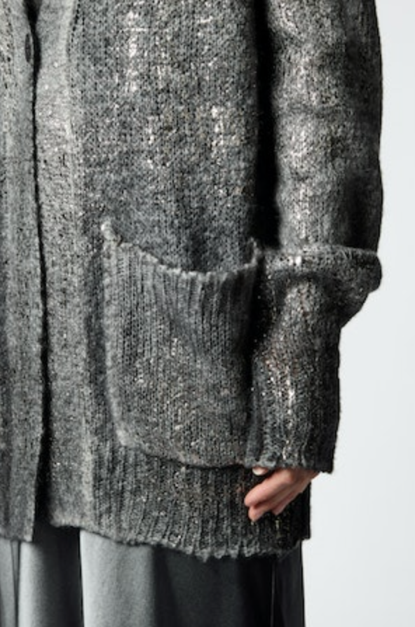 Avant Toi Metallic Cardigan