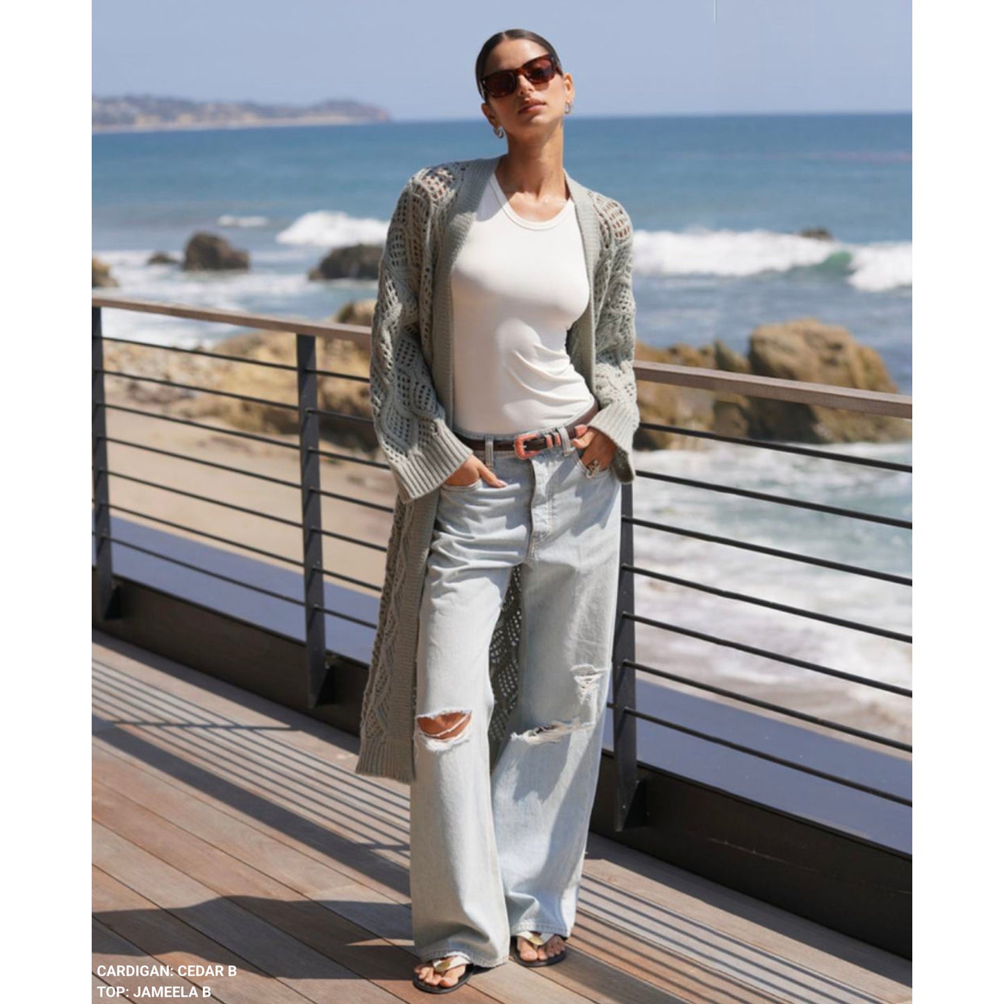 Cedar Slouchy Duster