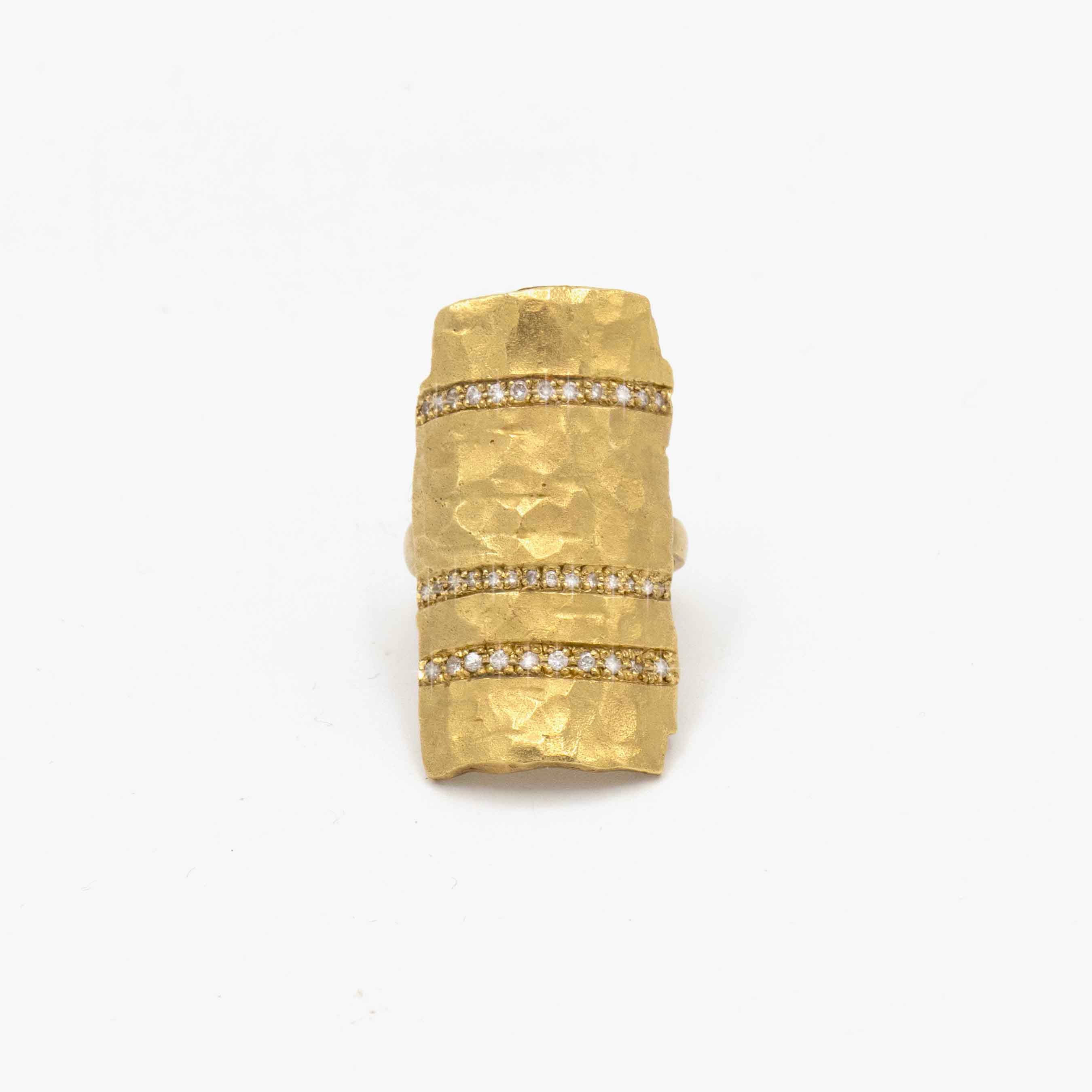 Irit Design 10K Gold Shield Ring