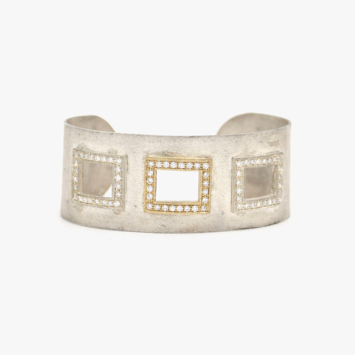 Irit Design 10K Gold & Sterling Silver Cuff