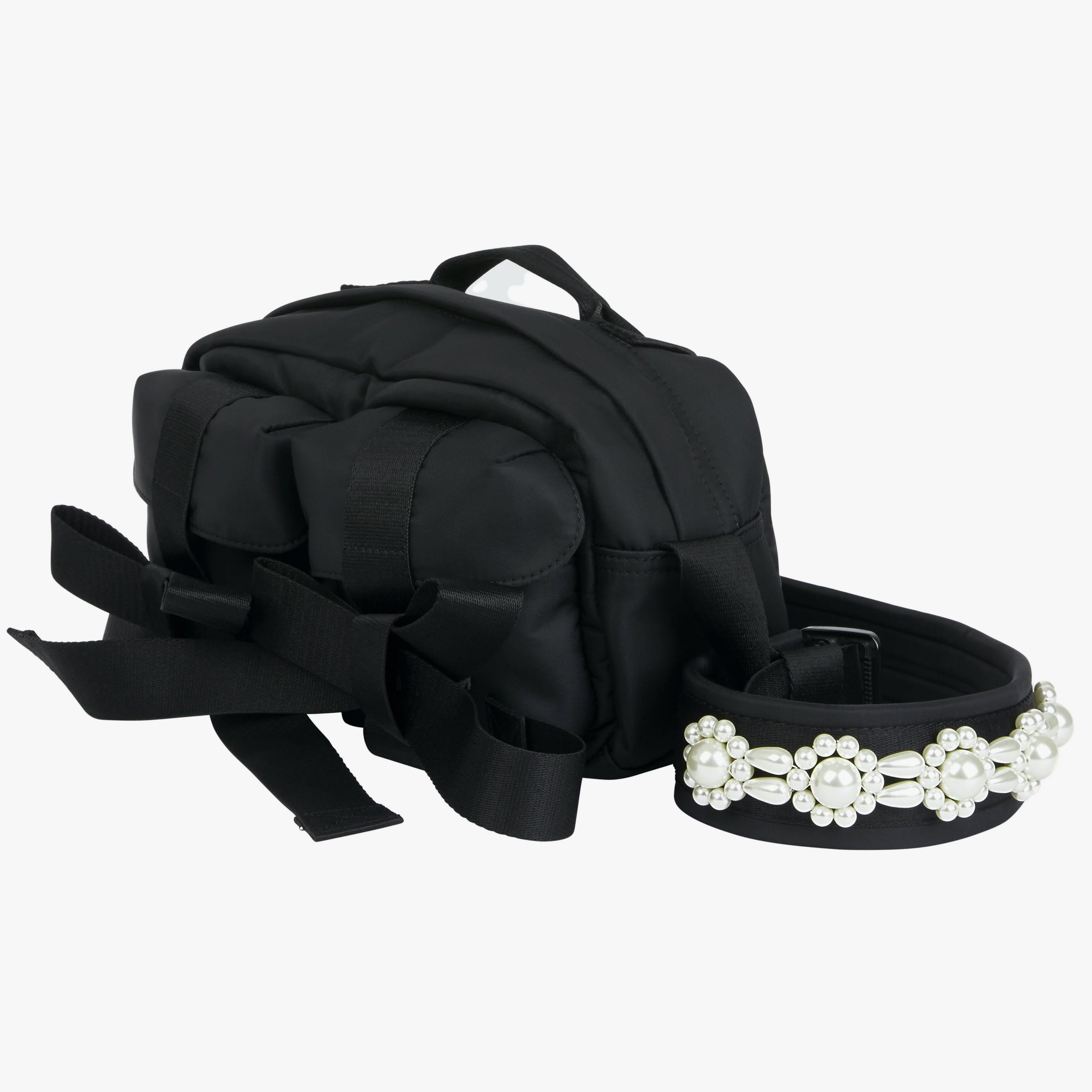 Simone Rocha Beaded Bow Front Bag