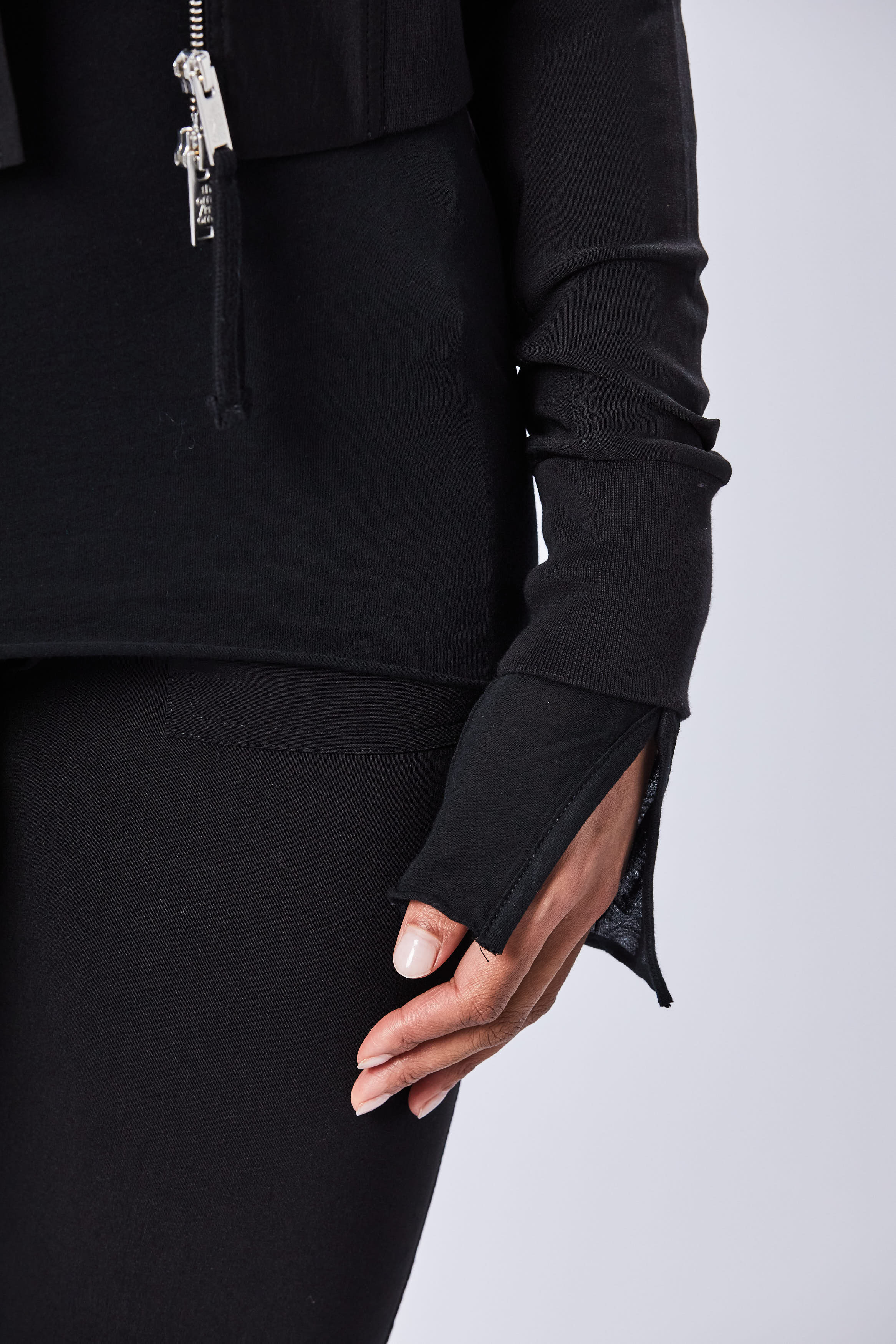 Thom Krom Cropped Bomber Jacket