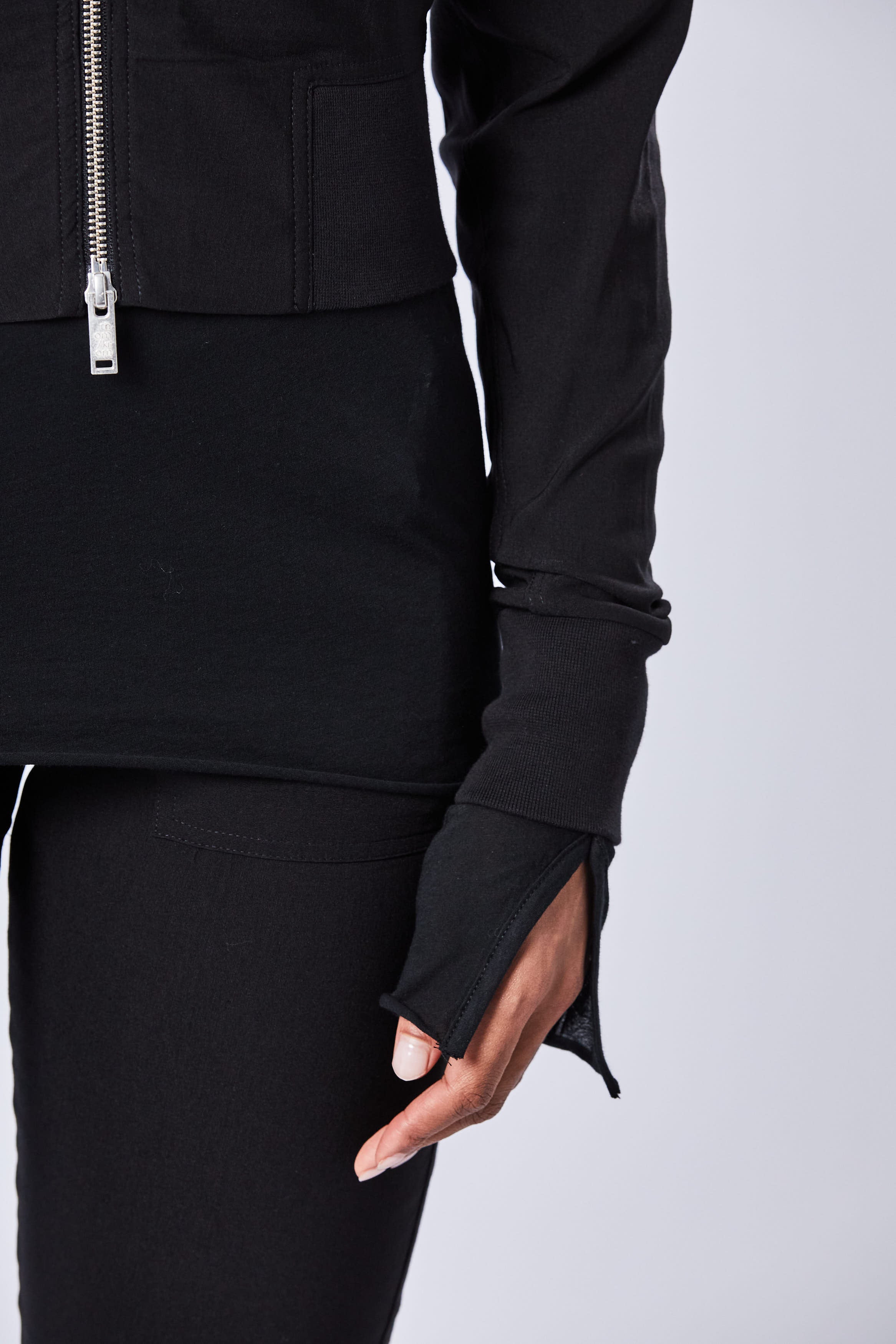 Thom Krom Cropped Bomber Jacket