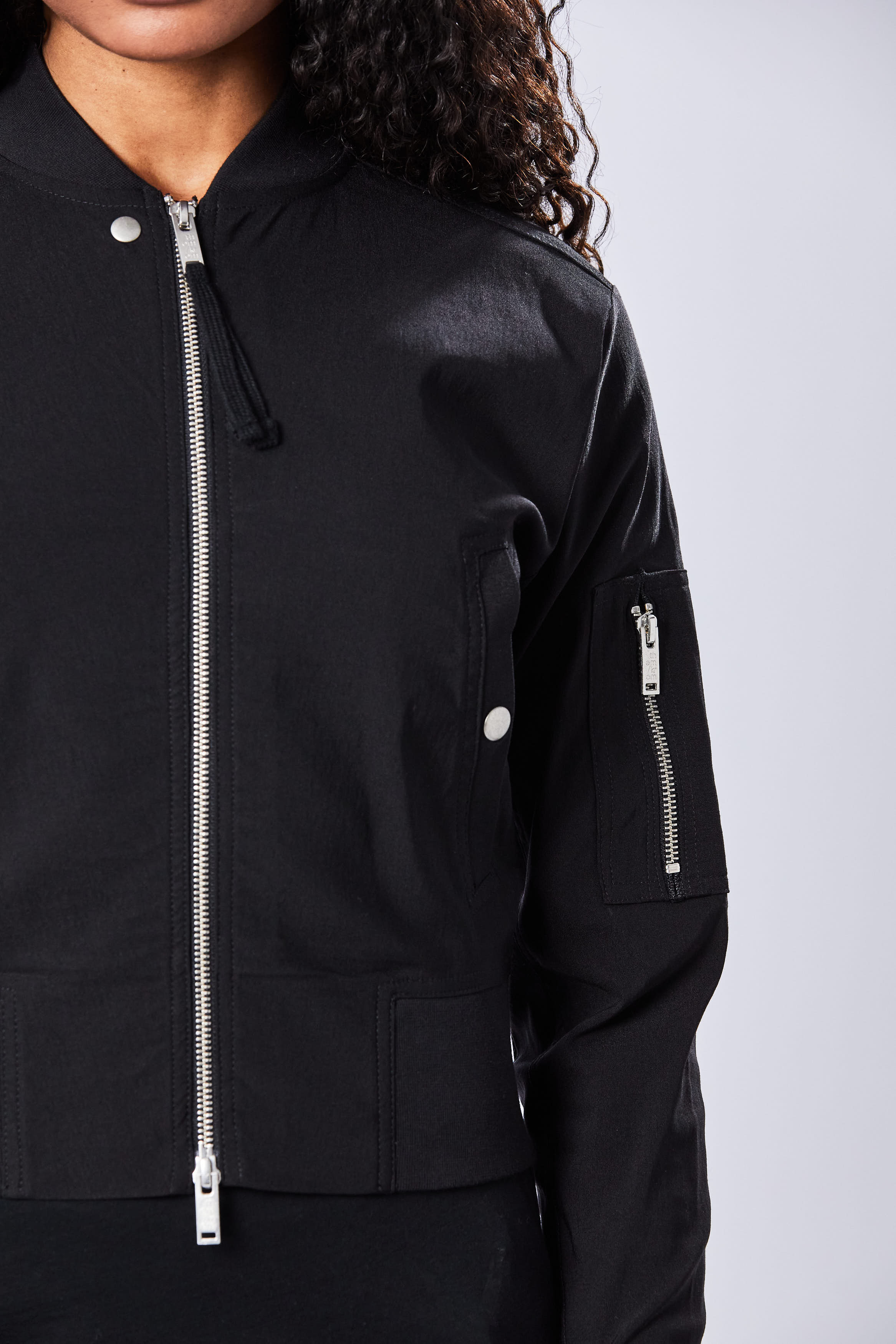 Thom Krom Cropped Bomber Jacket