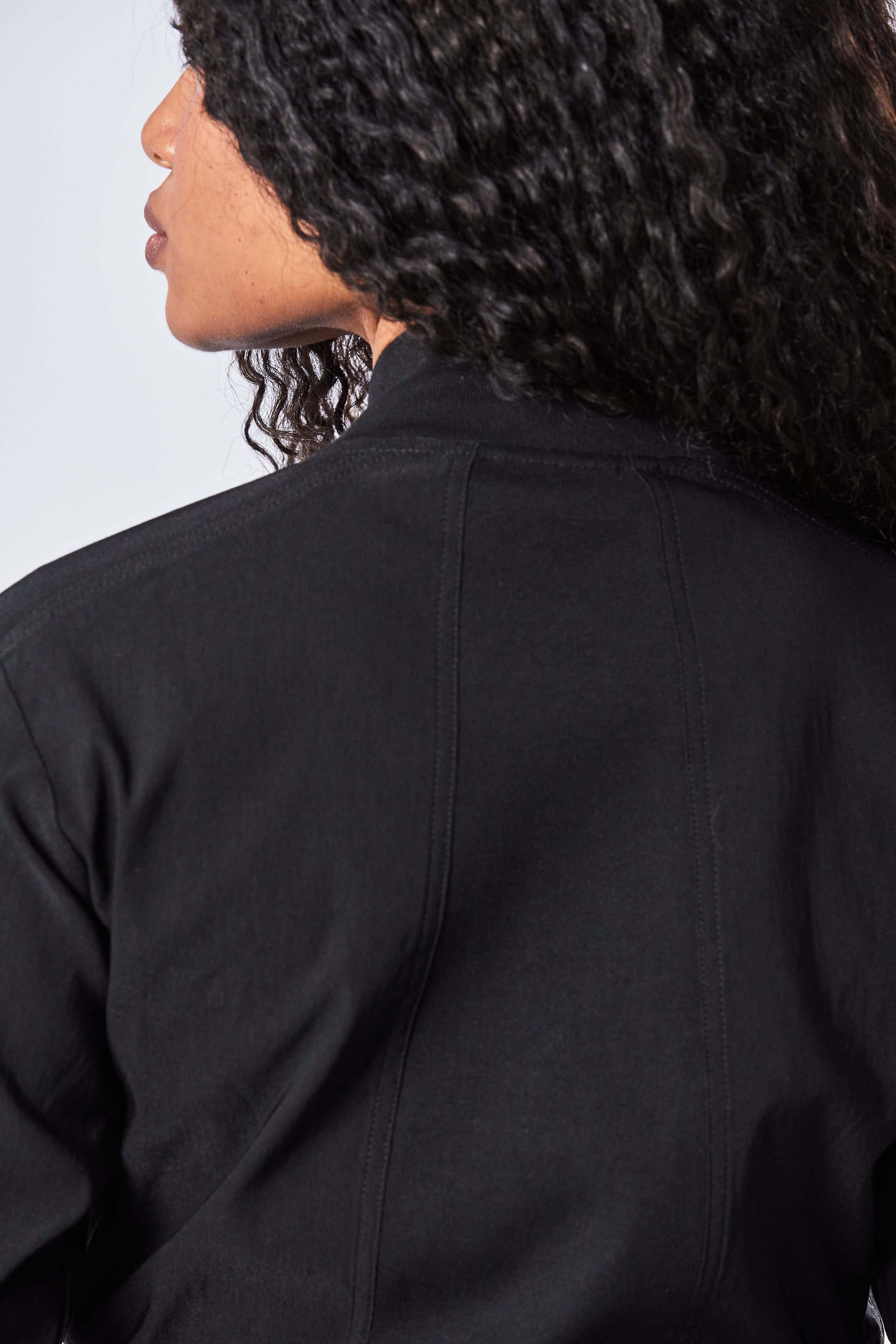Thom Krom Cropped Bomber Jacket