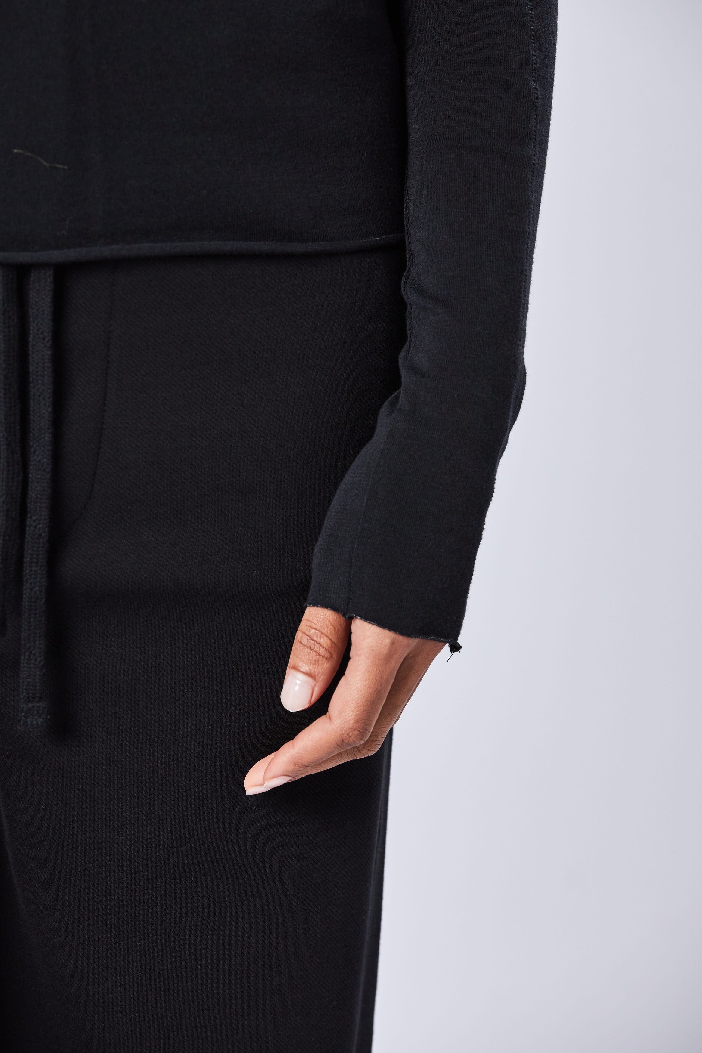 Thom Krom Long Sleeve V Neck T Shirt